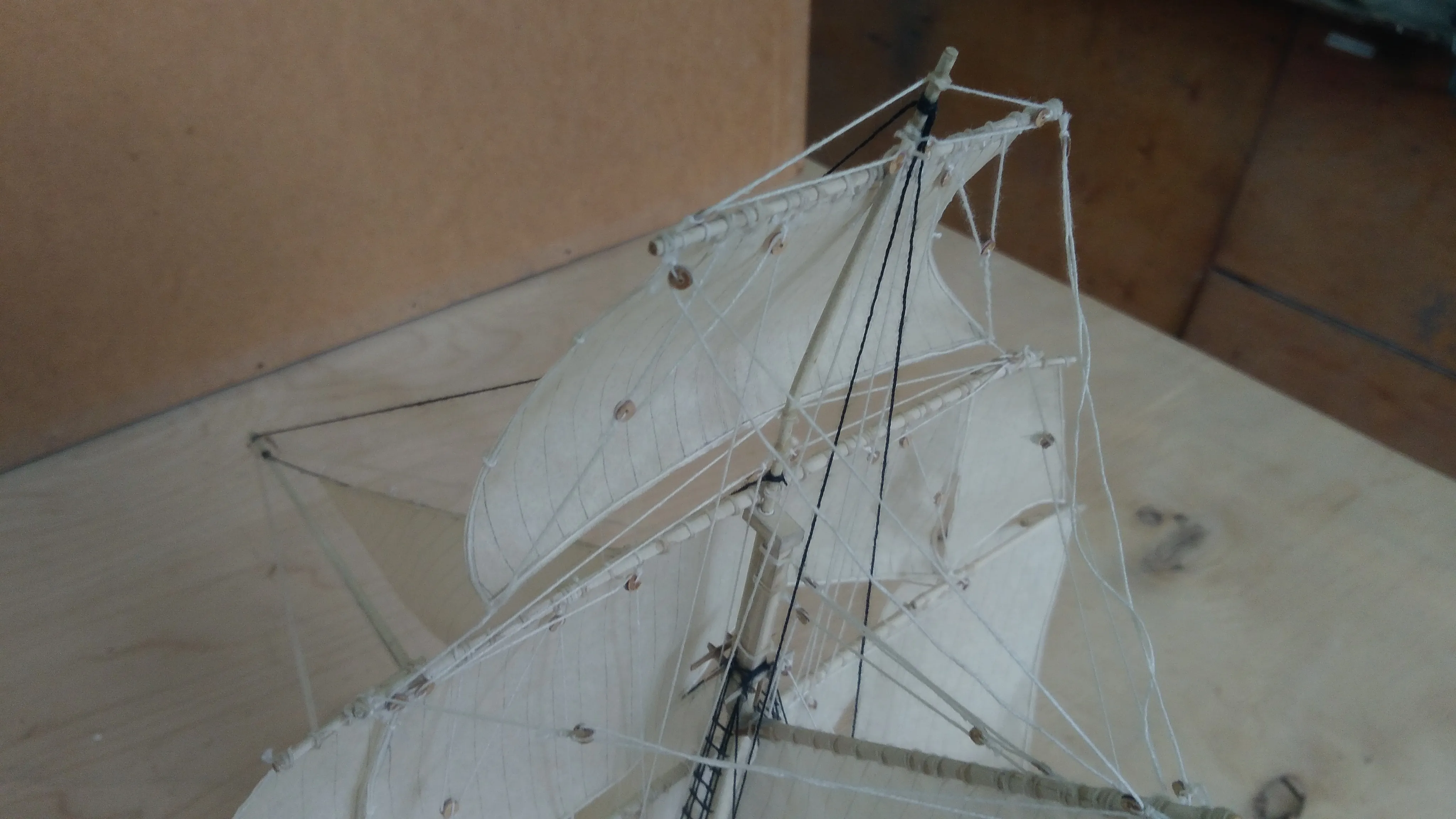 Модель корабля Английский парусный корабль 18 века HUNTER - Верфь на Столе