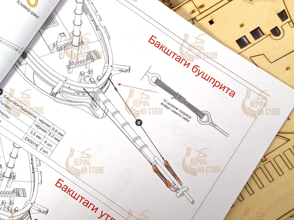 Модель Шхуна "Измаил", улучшенная версия 