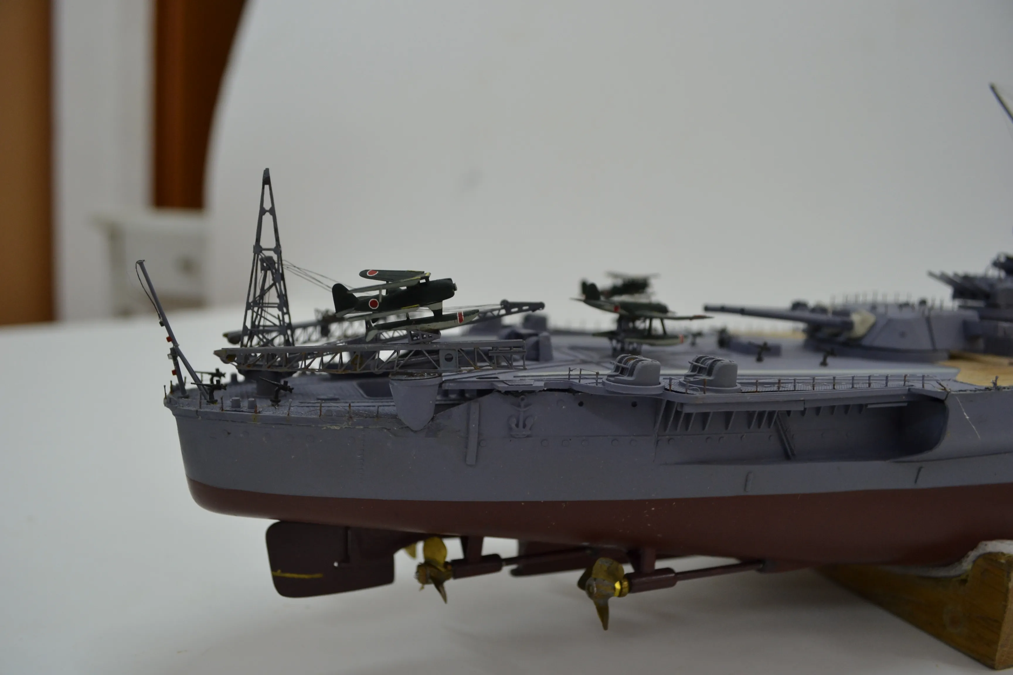 Модель корабля Линкор японского императорского флота «Мусаси» - Верфь на Столе