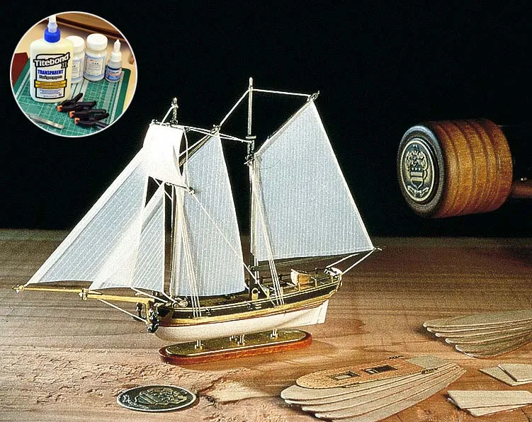 Hannah корабль в бутылке + набор инструментов для сборки, клея и краски Hannah корабль в бутылке + набор инструментов для сборки, клея и краски