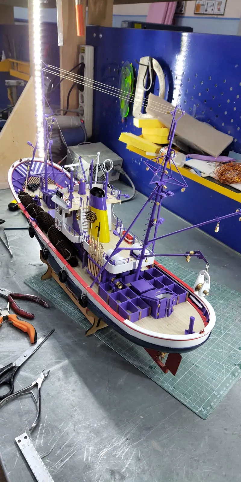 Модель корабля Рыболовное судно «Marina II» - Верфь на Столе