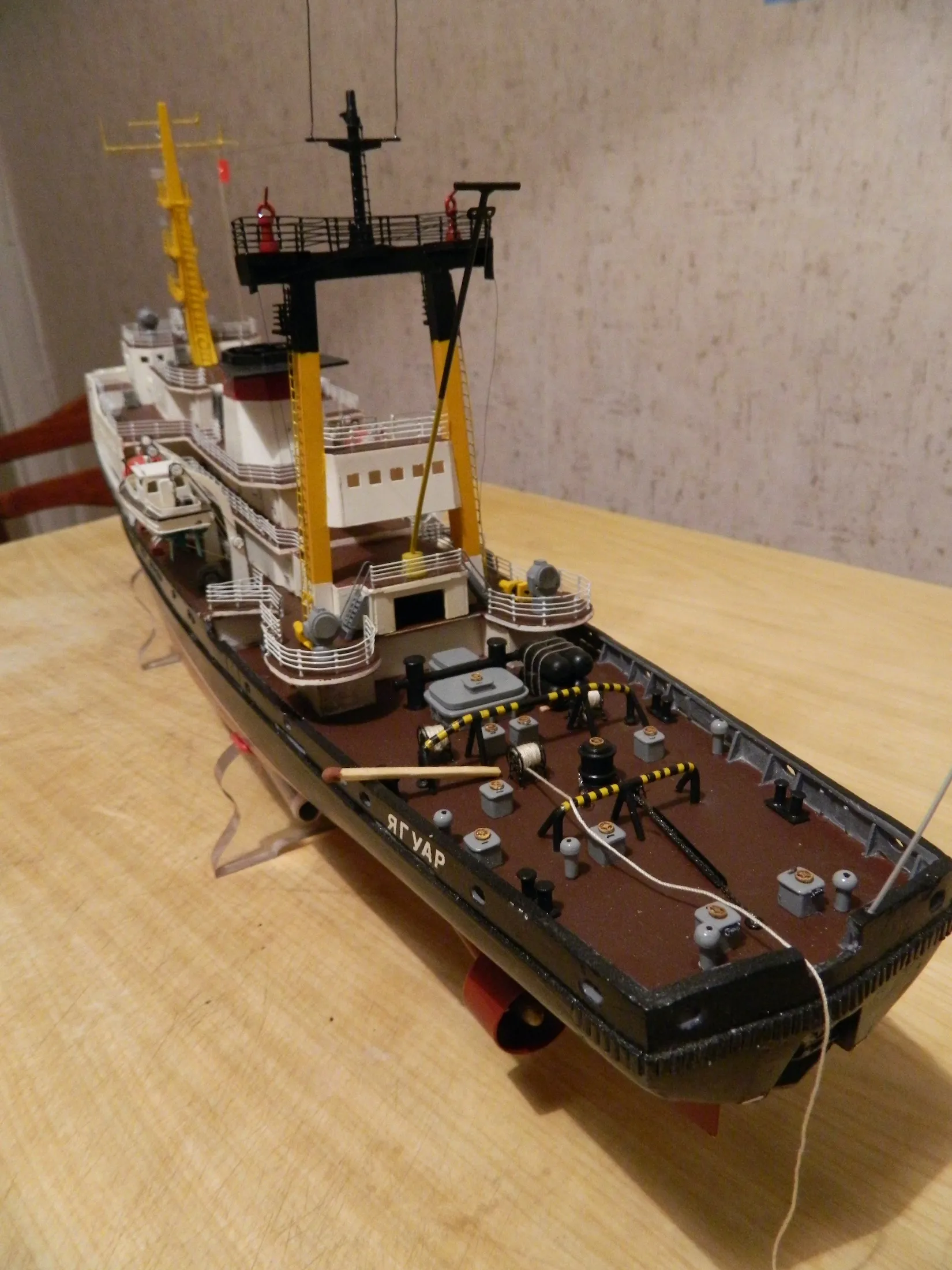 Модель корабля Буксир спасатель «Ягуар» - Верфь на Столе