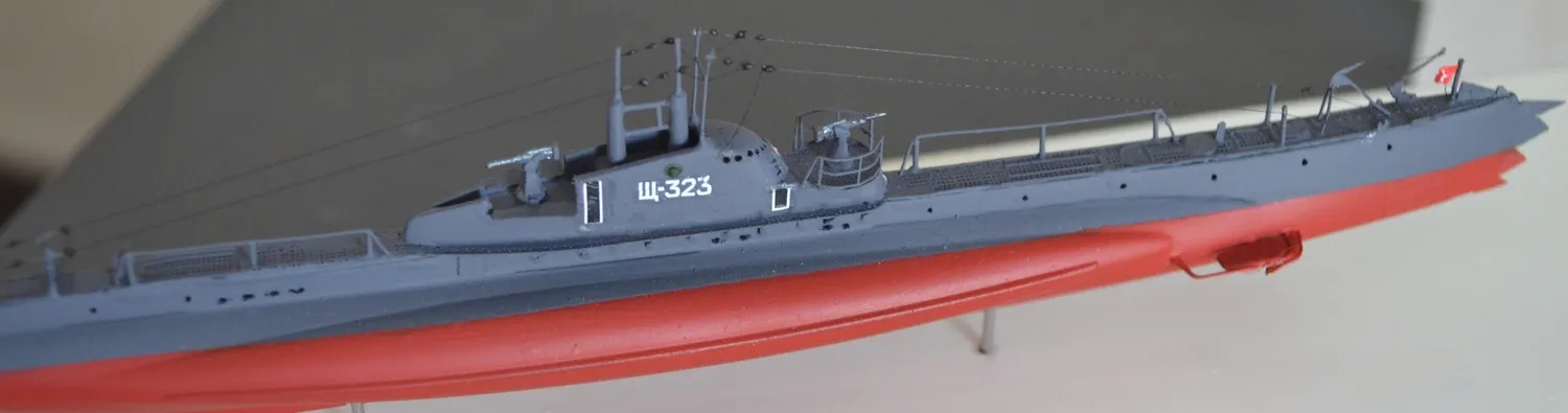 Модель корабля Подводная лодка типа Щука  "323" - Верфь на Столе