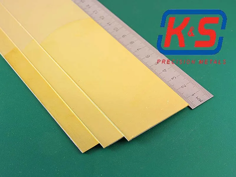 Полоска латунная 50х0,8 мм, 1 шт