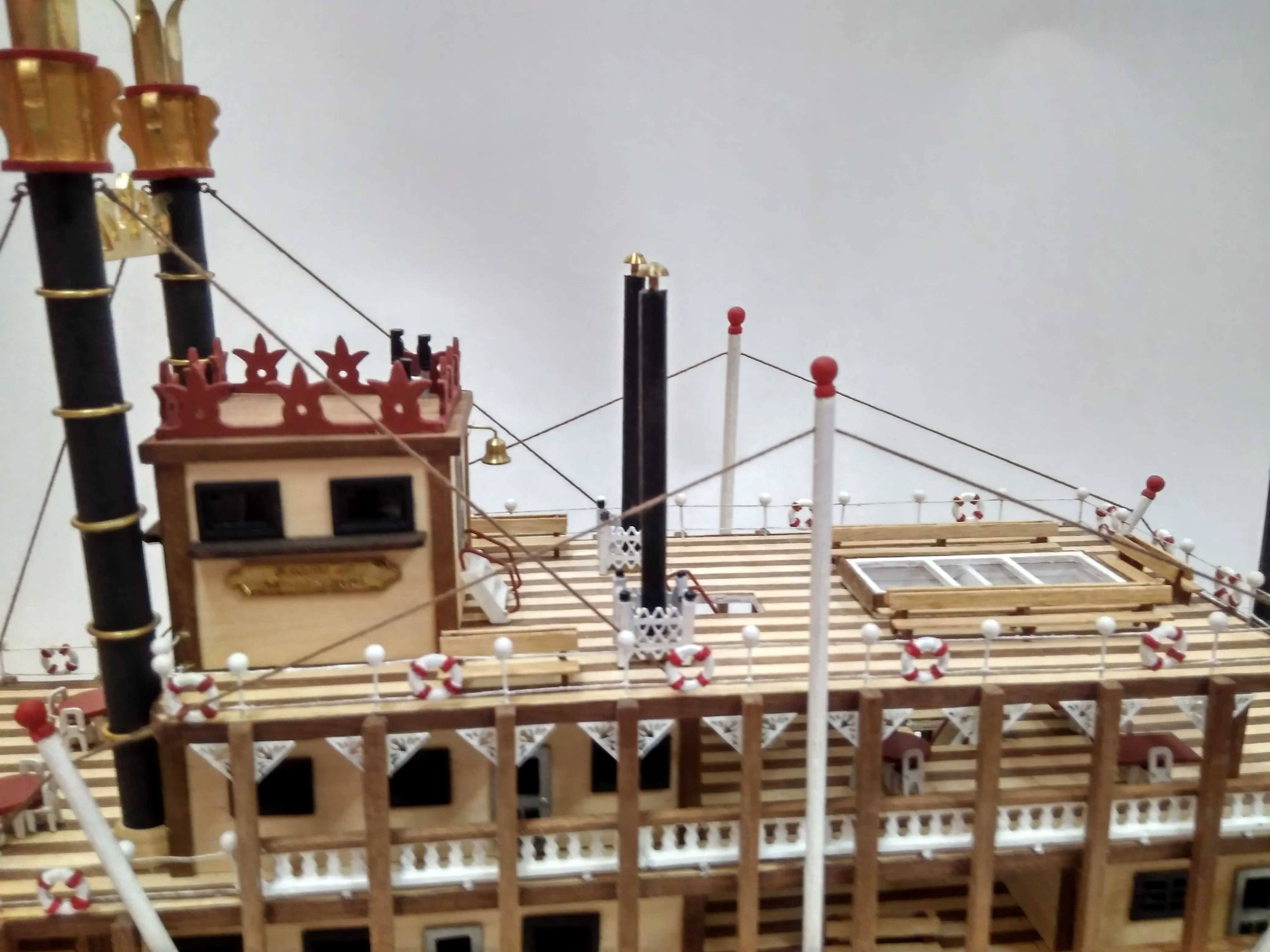 Модель корабля Колесный пароход "MISSISSIPPI" - Верфь на Столе