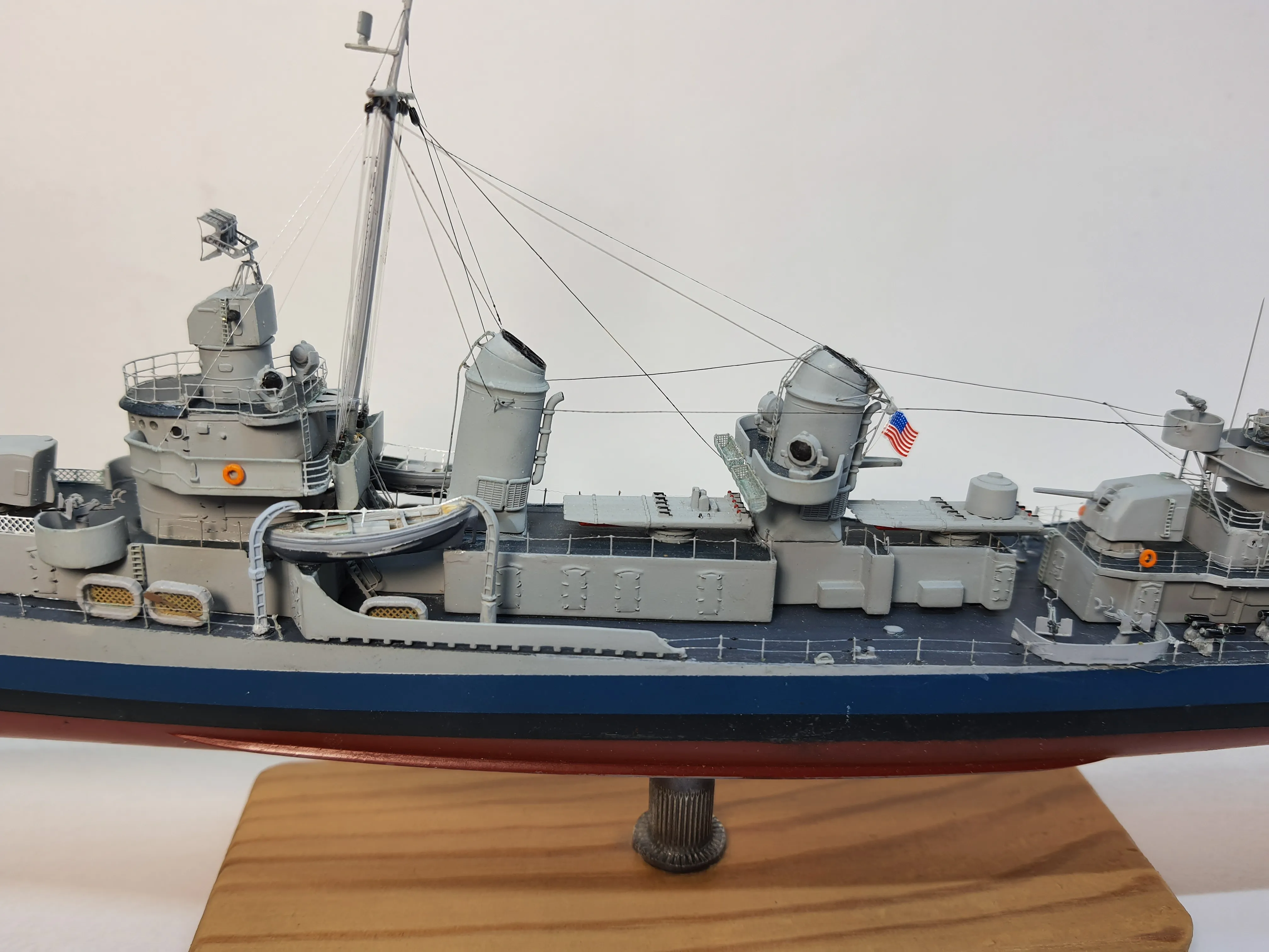 Модель корабля USS La Vallette (DD-448) - Верфь на Столе