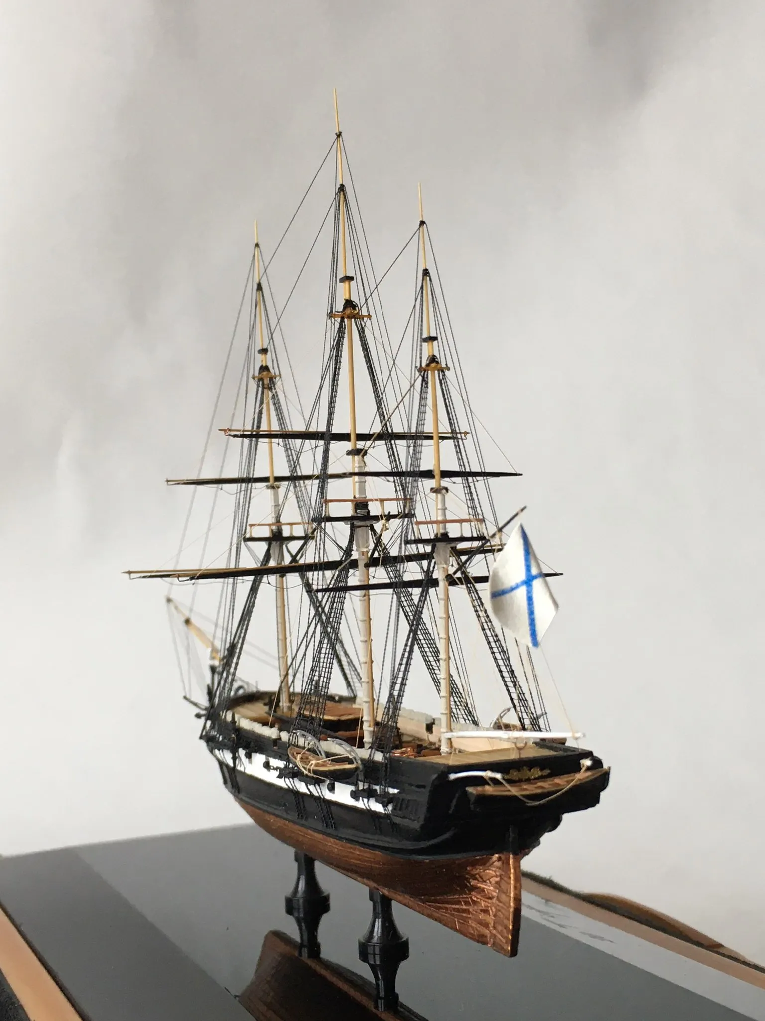 Модель корабля 20-ти пушечный корвет “Оливуца” - Верфь на Столе
