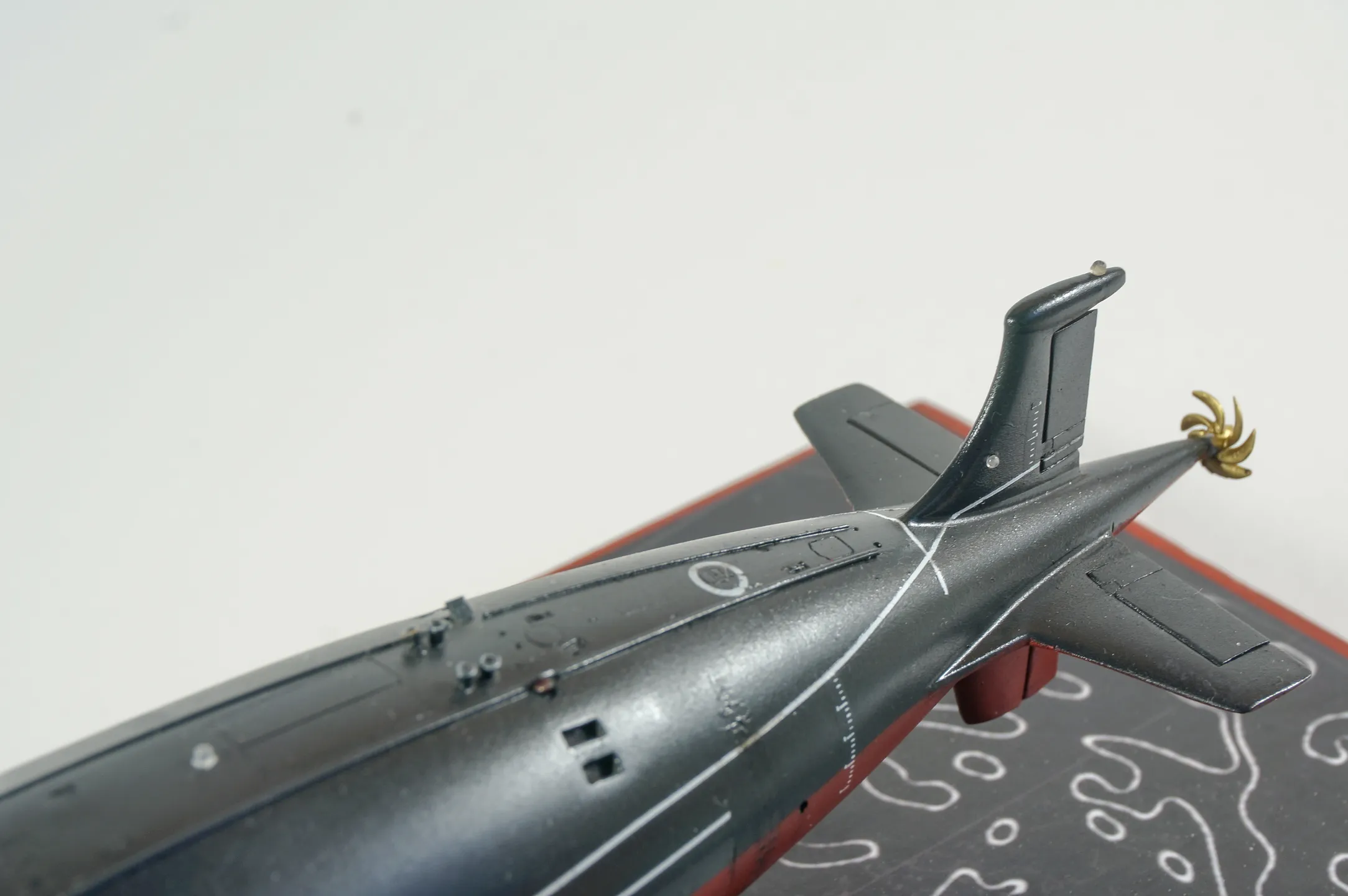 Модель корабля Подводня лодка К-335 «Гепард» - Верфь на Столе