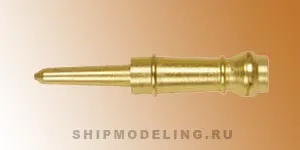 Макет пушки, латунь, 11 мм, 4 шт