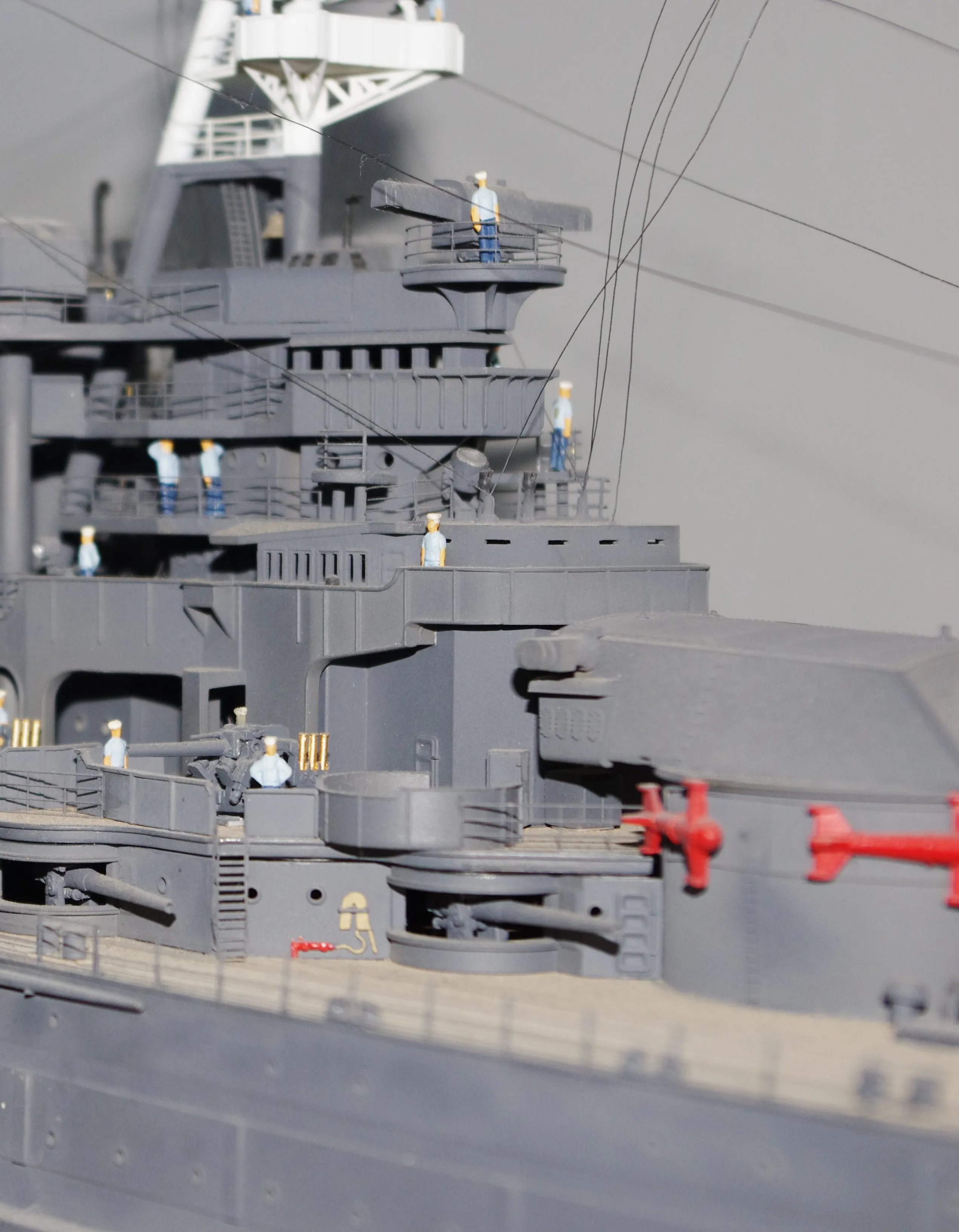 Модель корабля Линкор  ВВ-39  "АРИЗОНА"  декабрь 1941 г. - Верфь на Столе