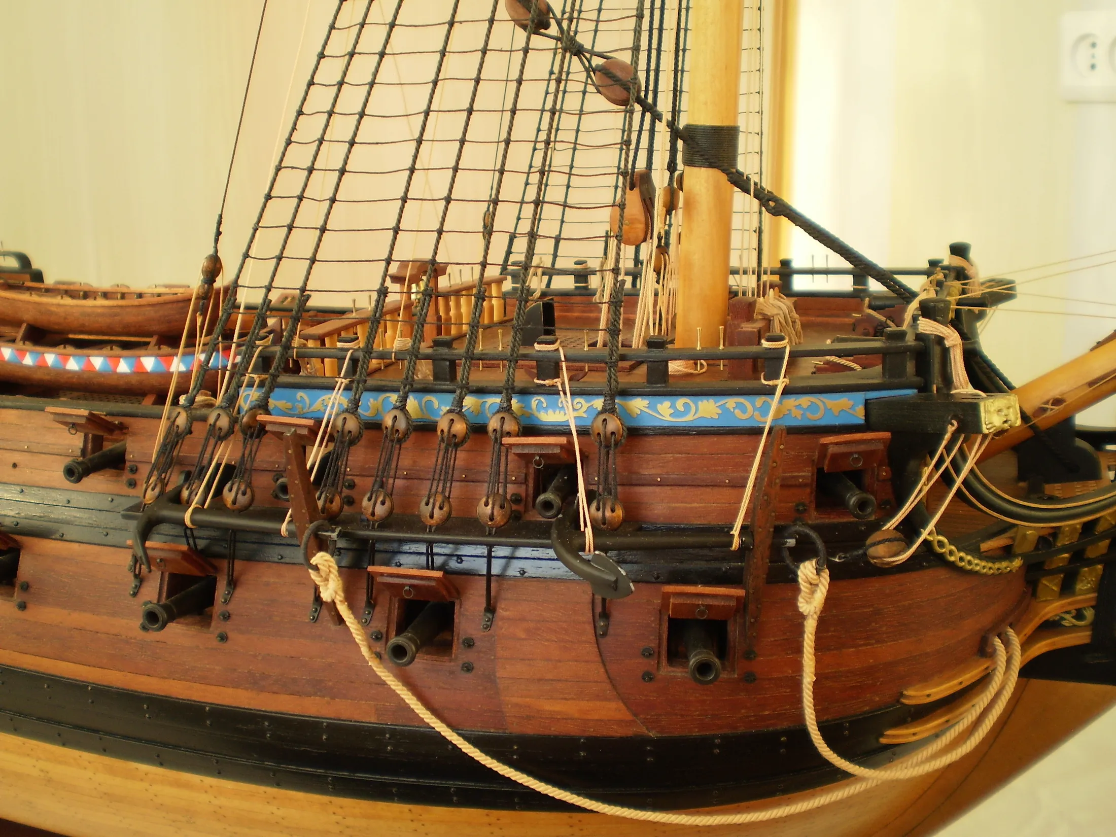 Модель корабля «Ингерманланд» (1715) - Верфь на Столе