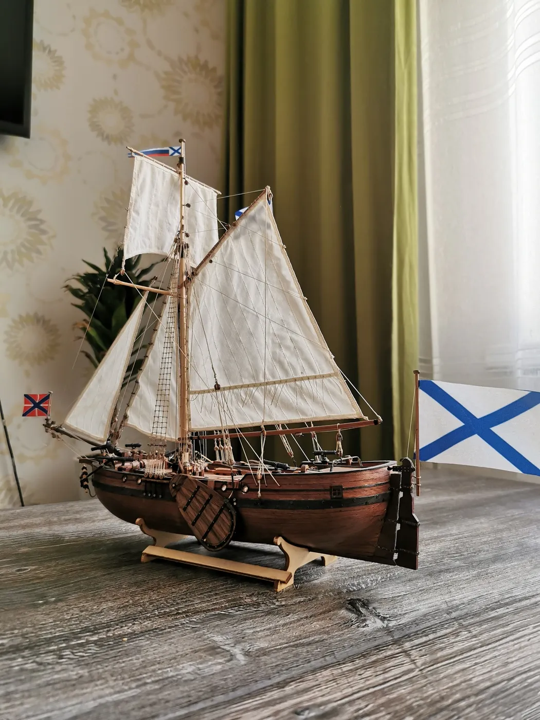 Модель корабля Бот Святой Гавриил - Верфь на Столе