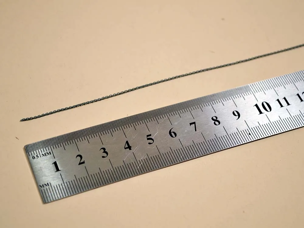 Цепь полимерная, звено круглое 1,5 мм, длина 300 мм