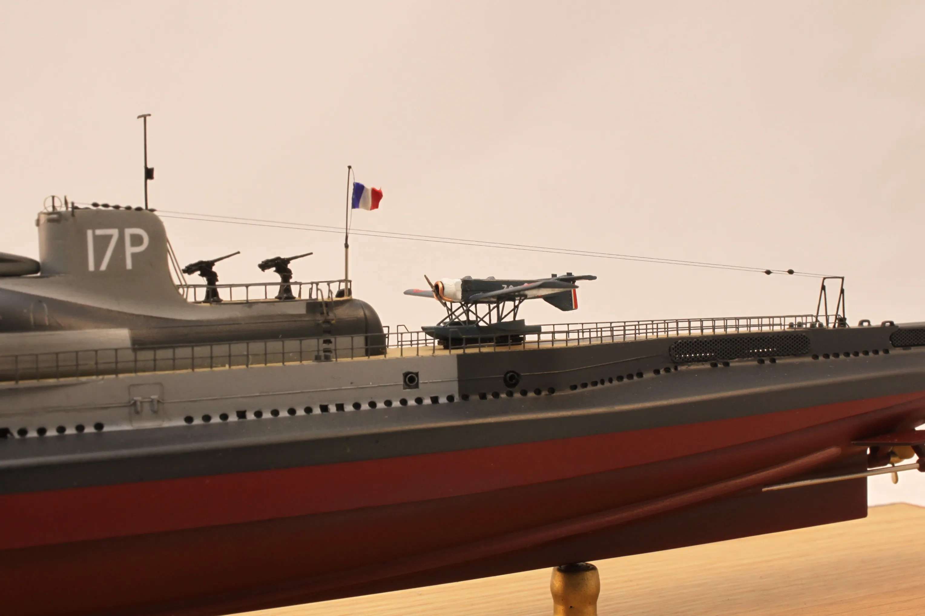 Модель корабля Подводная лодка "Сюркуф" - Верфь на Столе