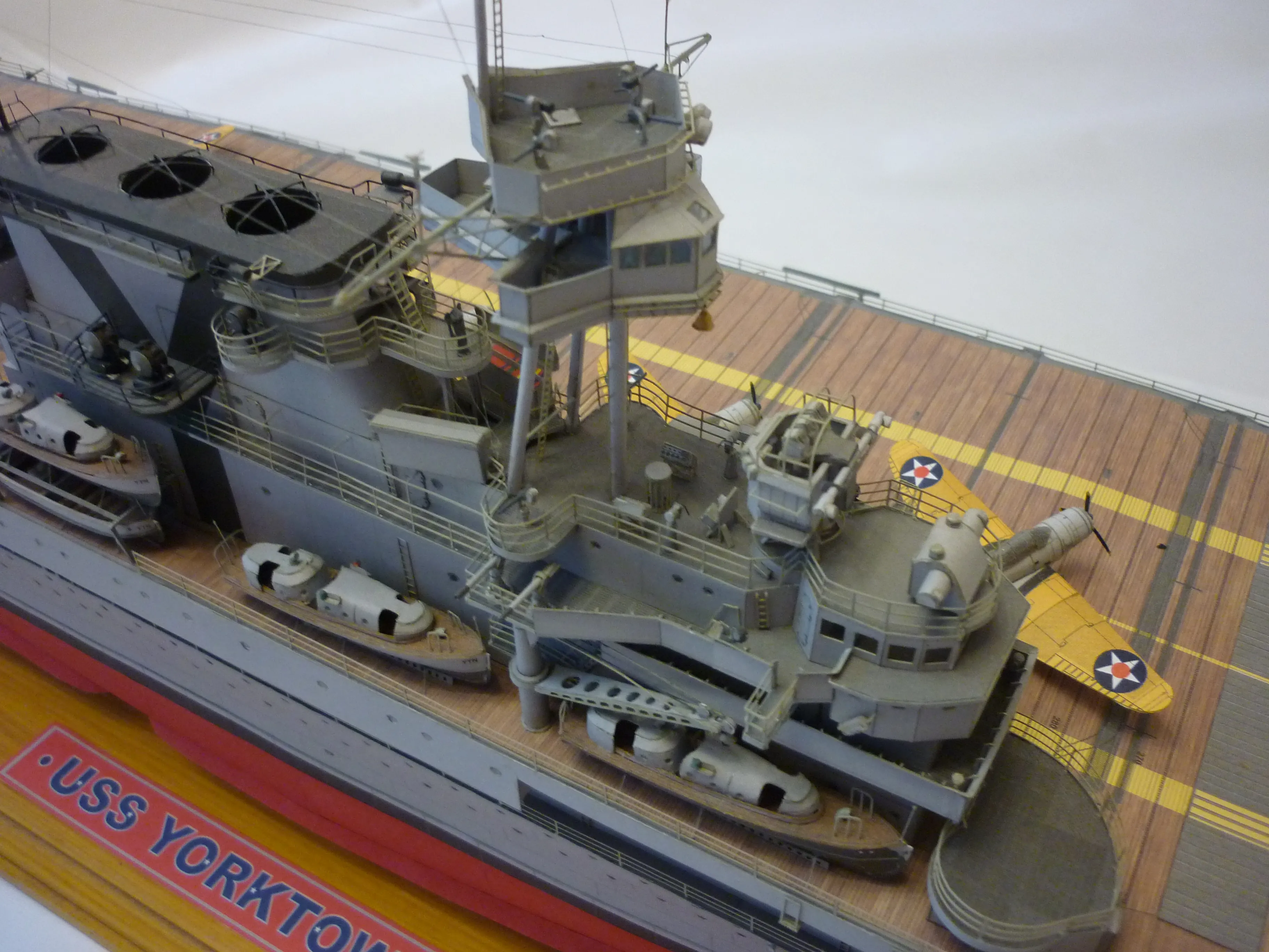 Модель корабля Американский авианосец USS Yorktown (CV-5) - Верфь на Столе