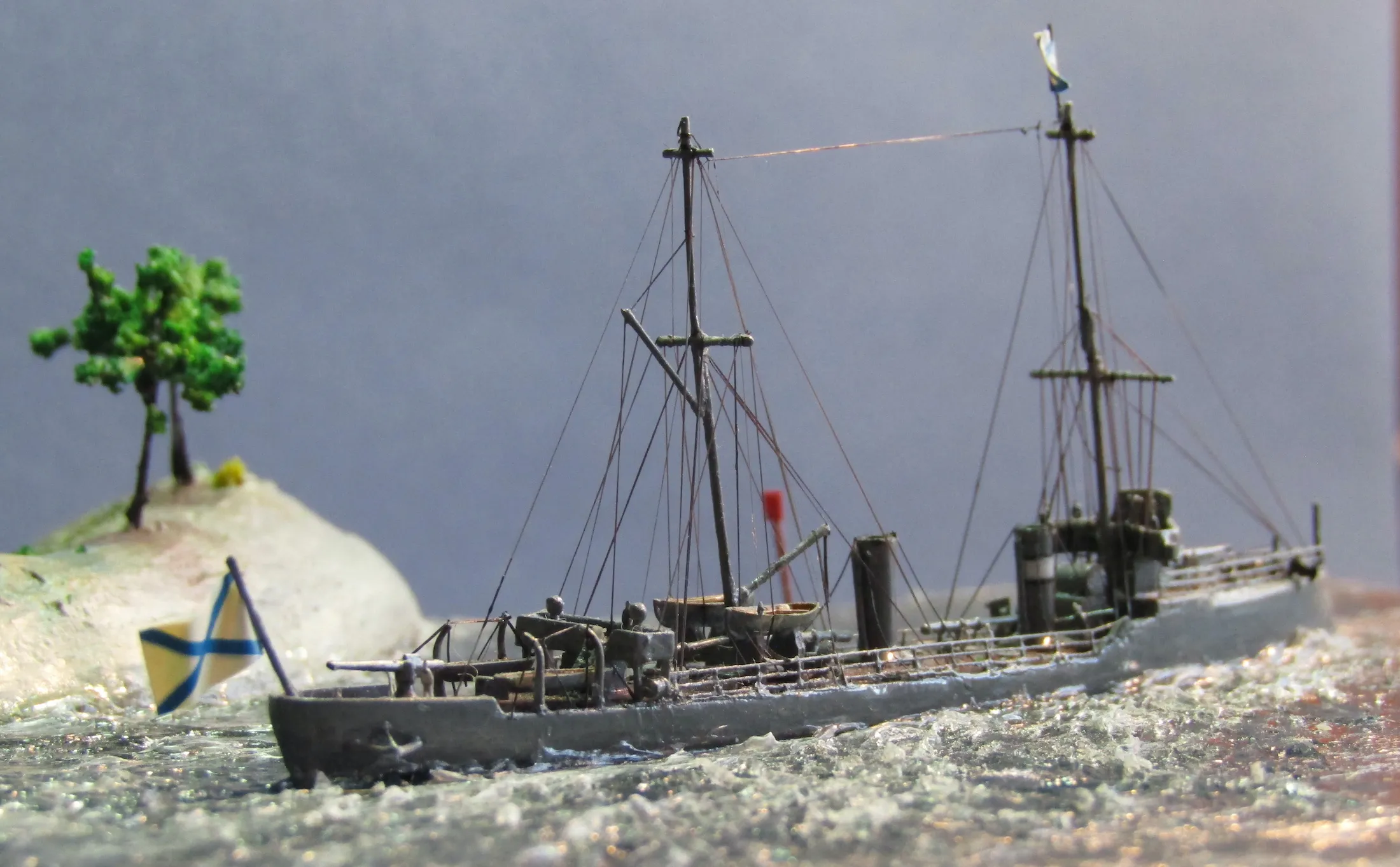 Модель корабля Эскадренный миноносец «Сибирский стрелок» 1906 г. - Верфь на Столе