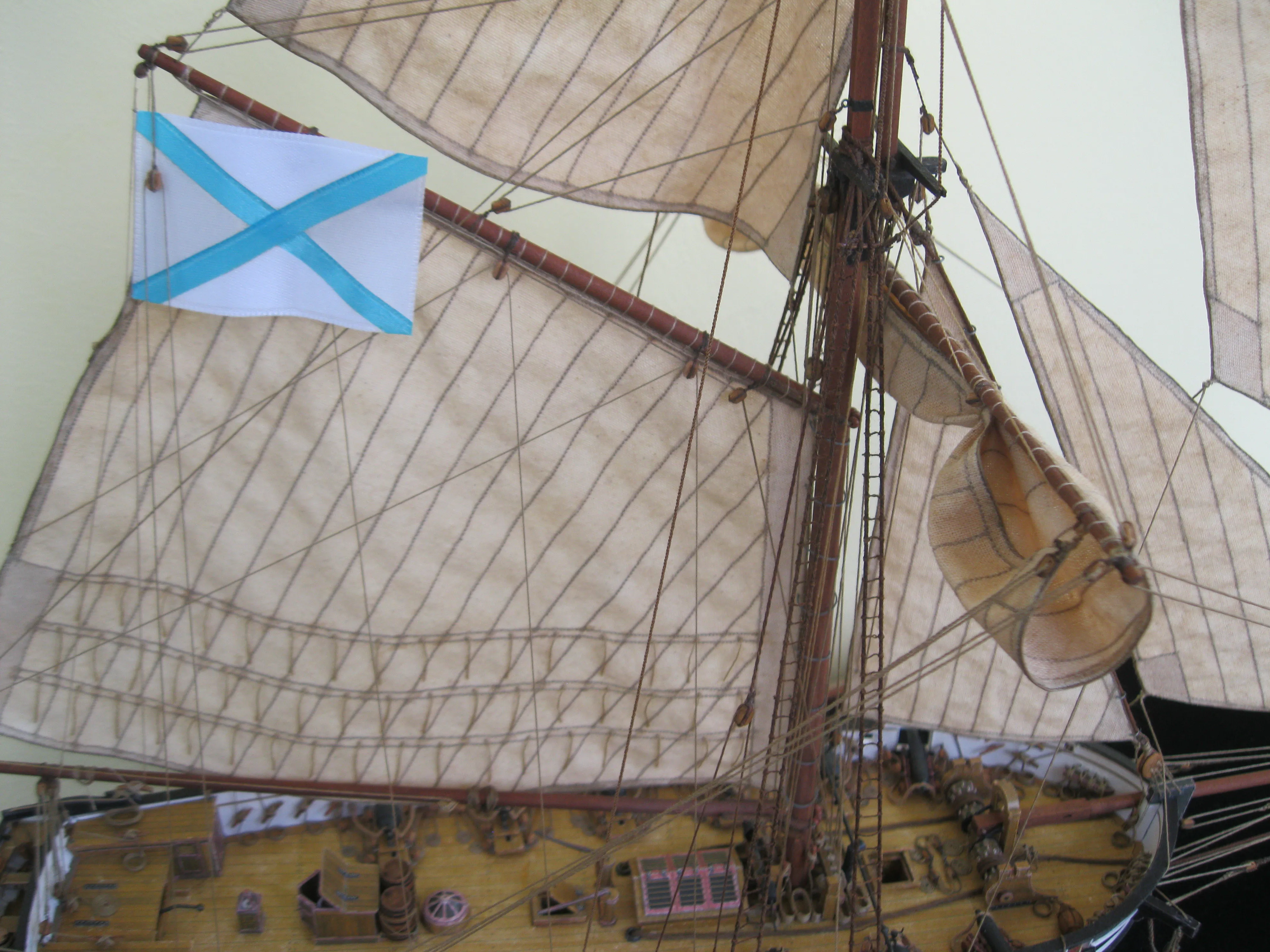 Модель корабля Тендер „Поспешный” - Верфь на Столе