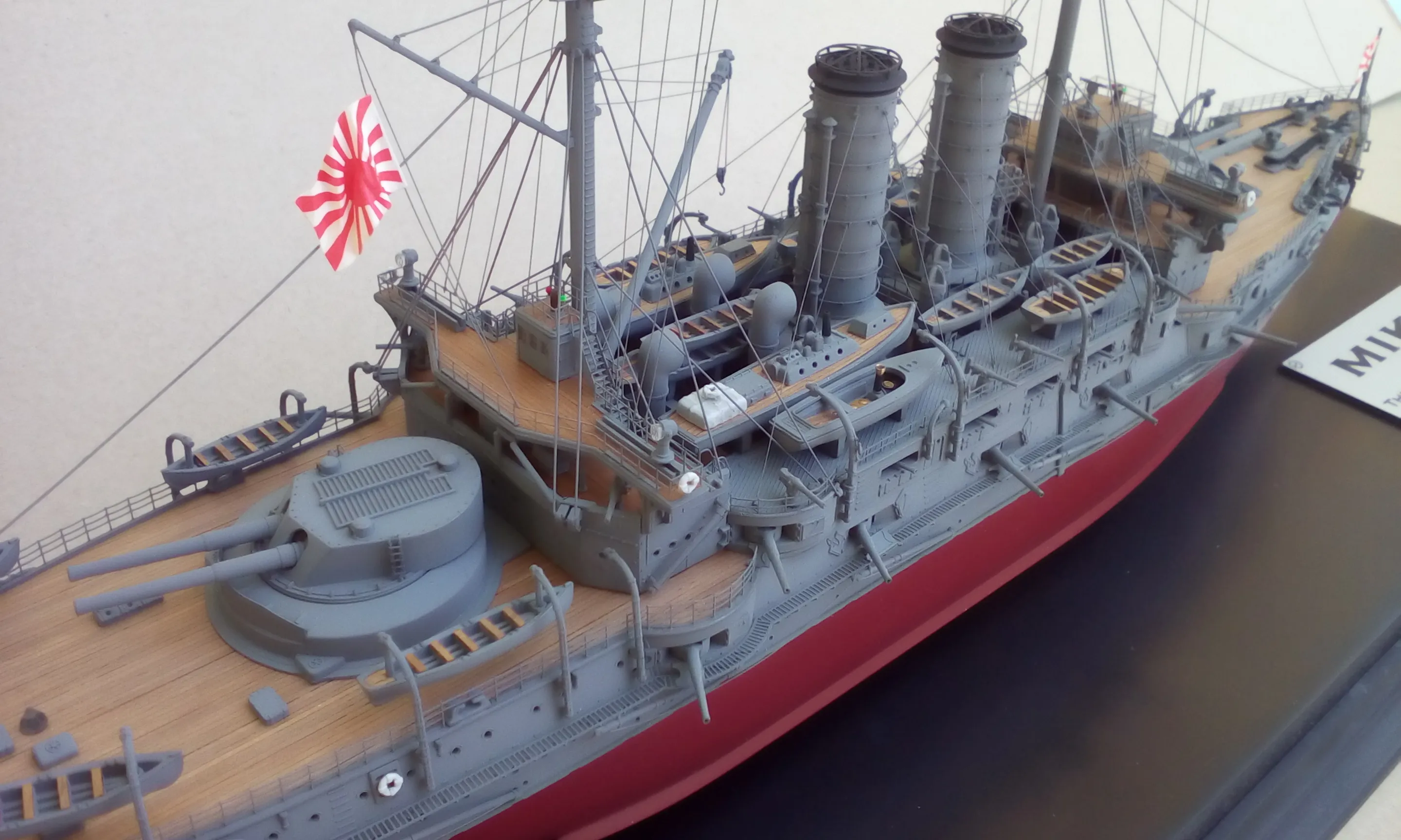 Модель корабля Броненосец "MIKASA" - Верфь на Столе
