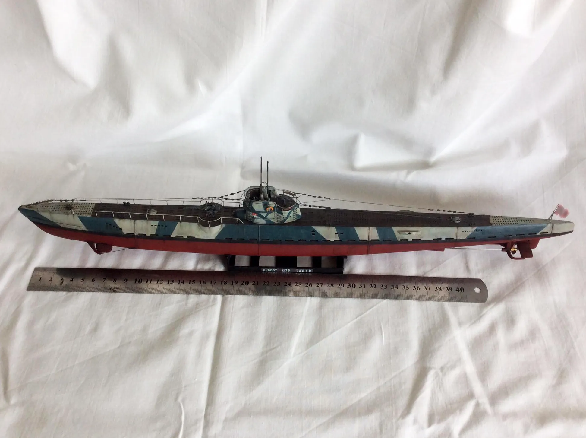 Модель корабля Океанская подводная лодка типа I U-25 - Верфь на Столе