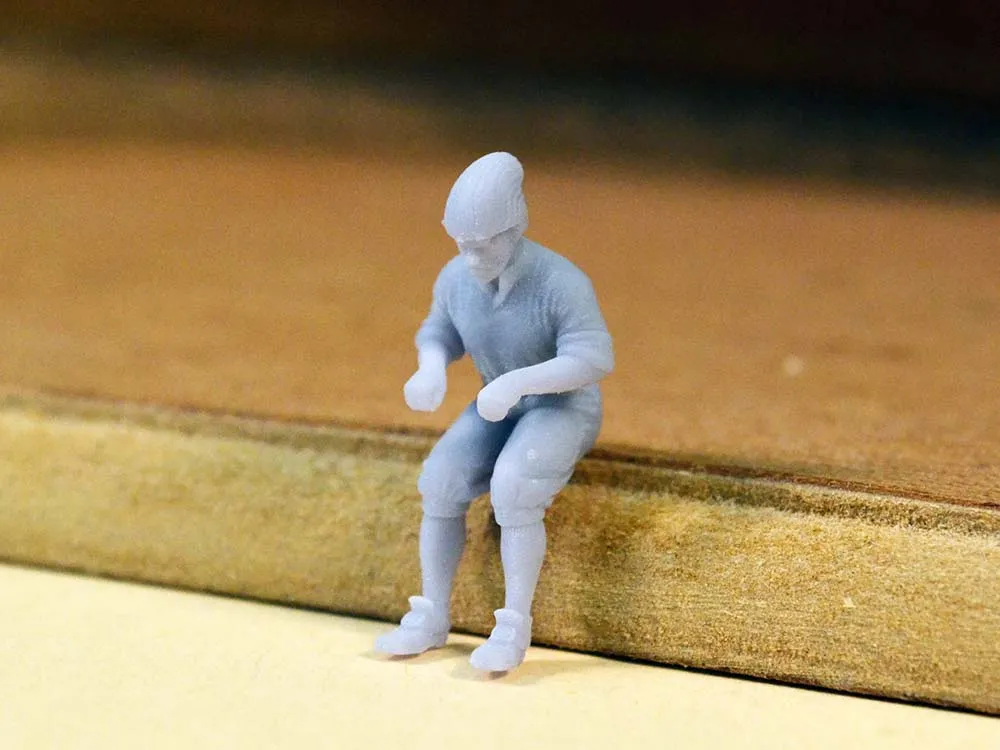 Фигурка матроса на веслах, 23 мм