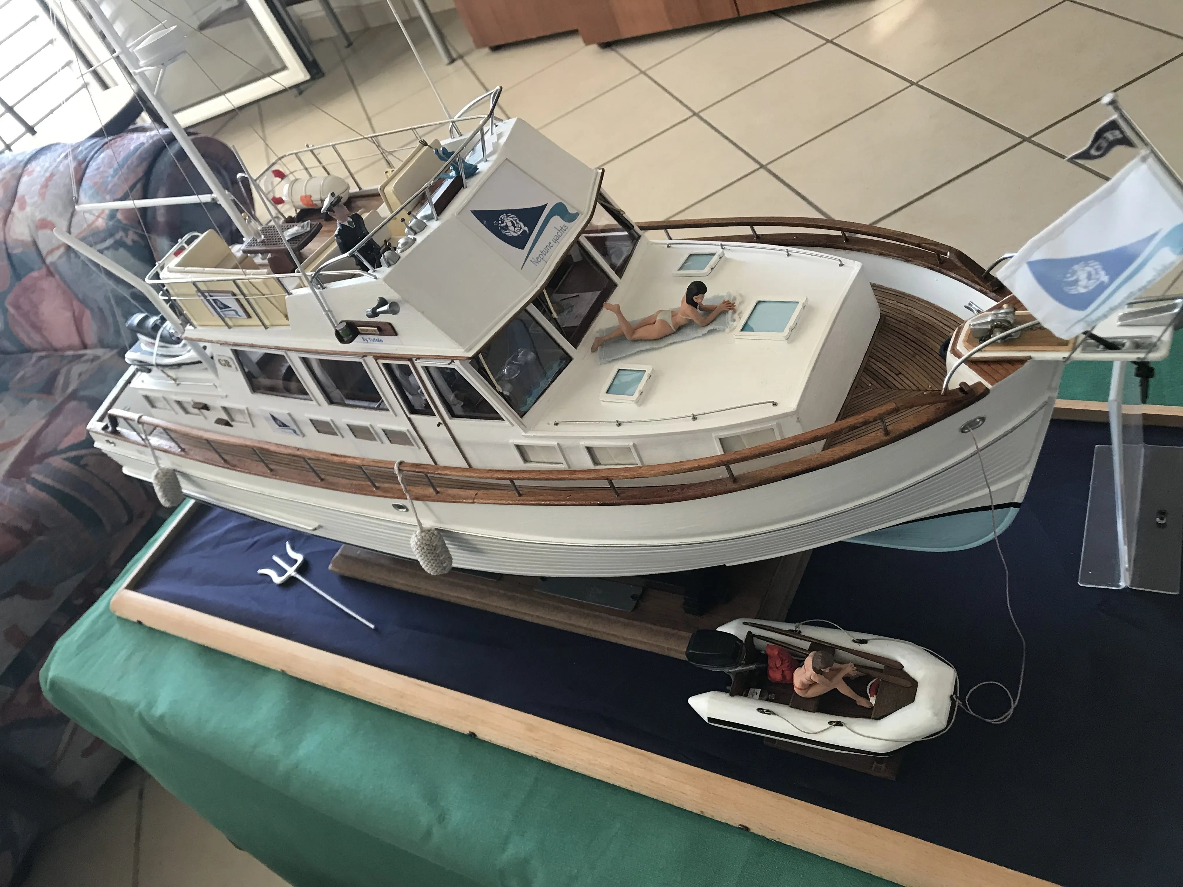 Модель корабля YACHT 46 FEETS “ANNARELLA” - Верфь на Столе