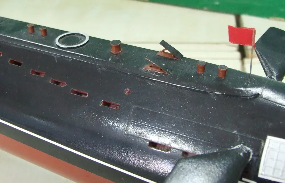 Модель корабля АПЛ К-3 «Ленинский комсомол» - Верфь на Столе