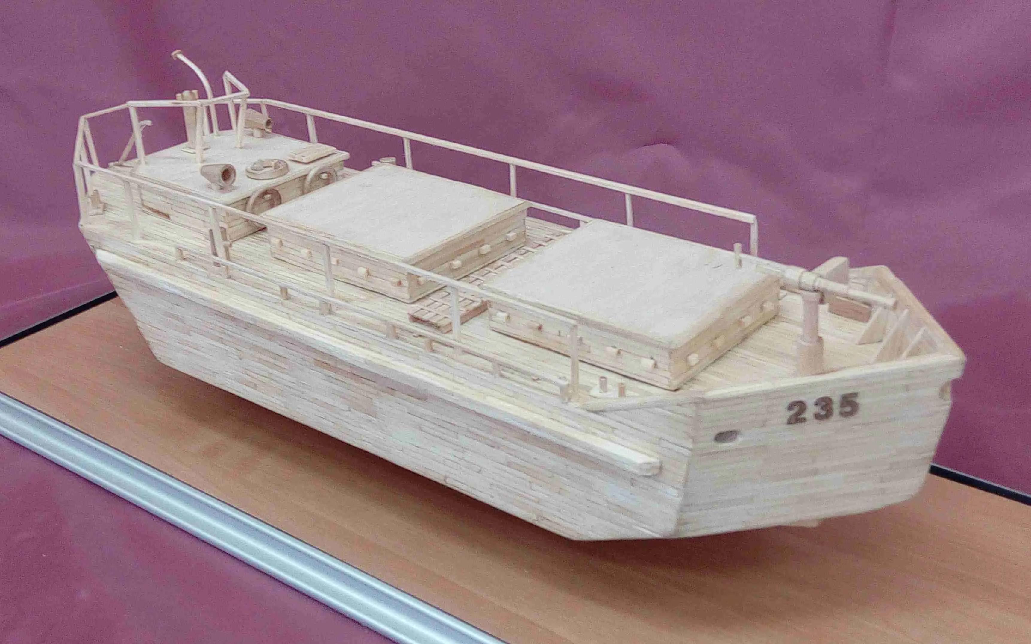 Модель корабля Самоходный плашкоут Ленинградской постройки типа «Тендер» - Верфь на Столе