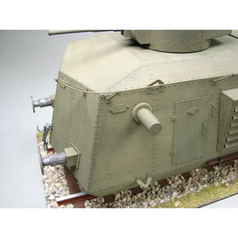 BDT, Shipyard, бумажная модель бронедрезины