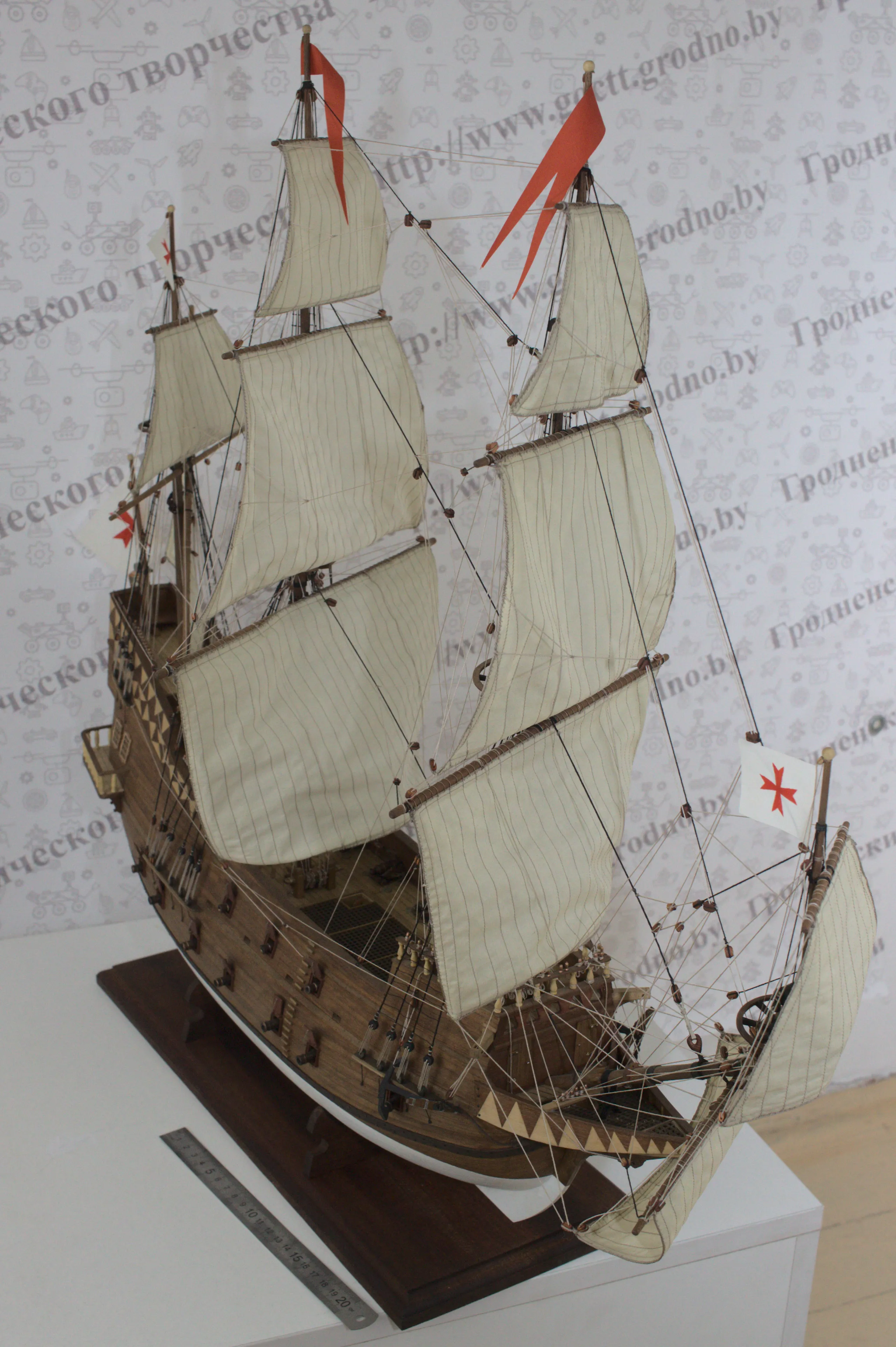 Модель корабля Галеон “Сан Джованни Батиста” конец XVI – начало XVII века. - Верфь на Столе