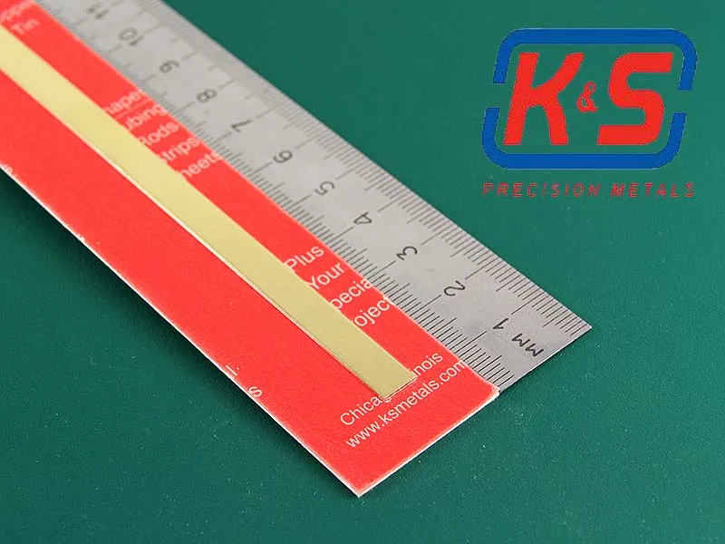 Полоска латунная 12,7х0,4 мм, 1 шт