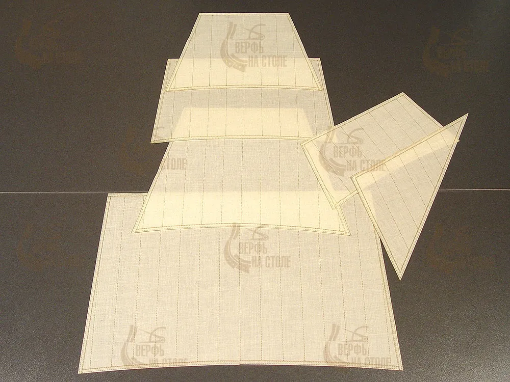 Улучшенные паруса для модели корабля San Martin Улучшенные паруса для модели корабля San Martin