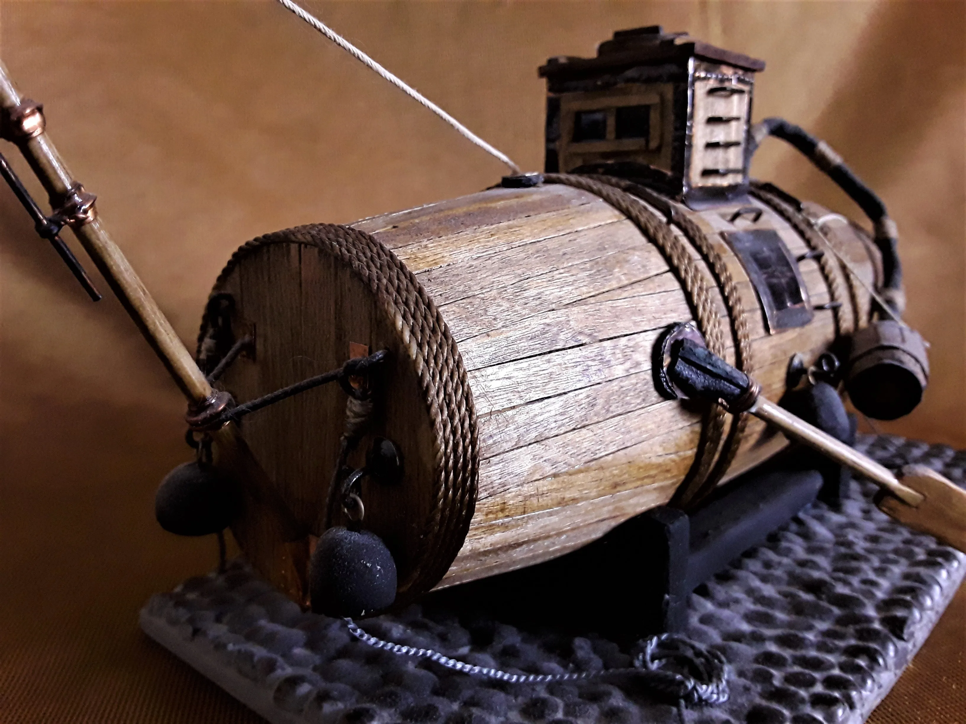 Модель корабля Потаенное судно Никонова - Верфь на Столе