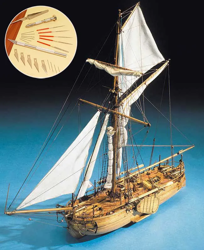 Канонерский Бот (Dutch Gun Boat) + (Стартовый набор инструментов)