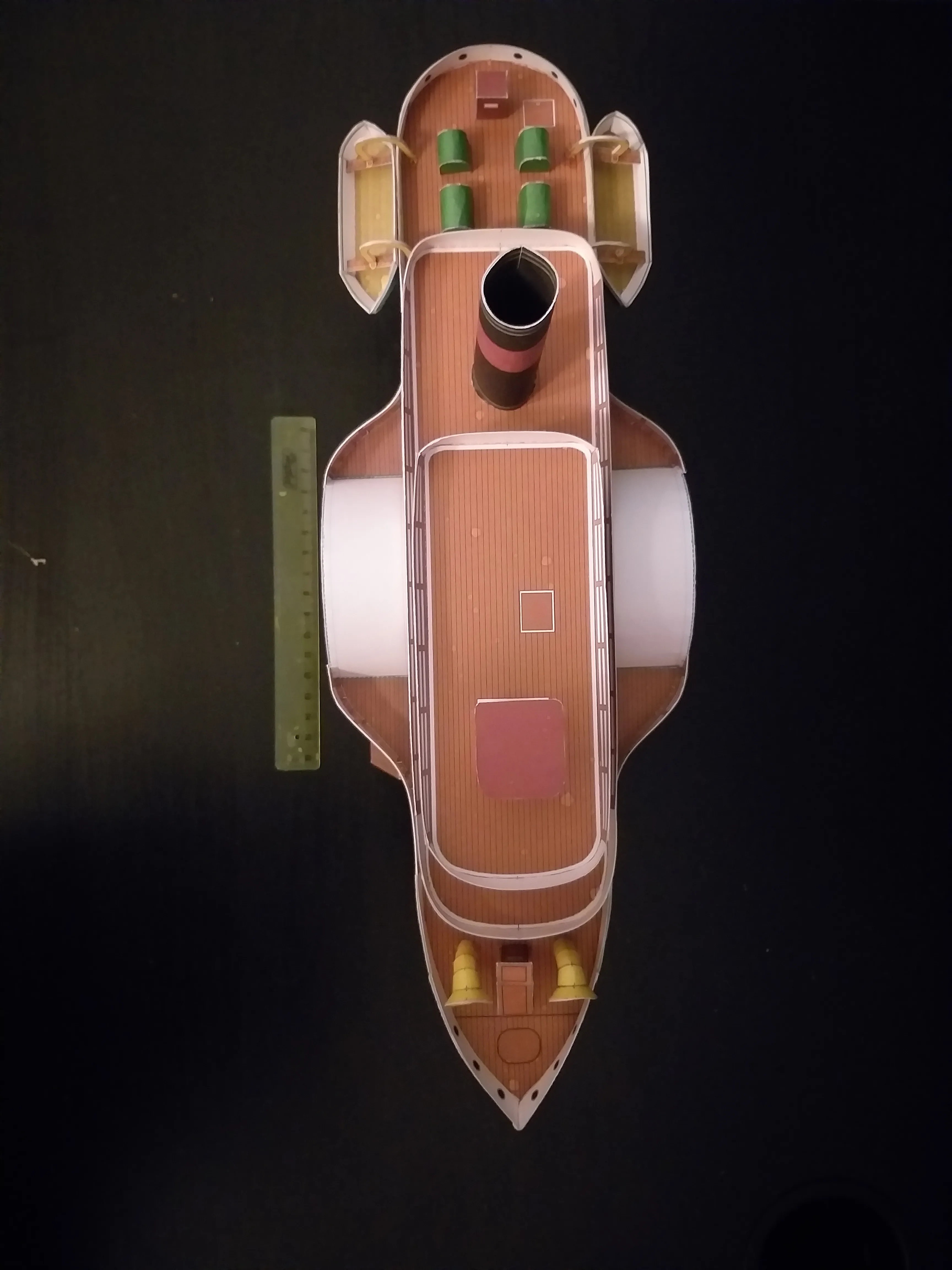 Модель корабля Колесный пароход - Верфь на Столе