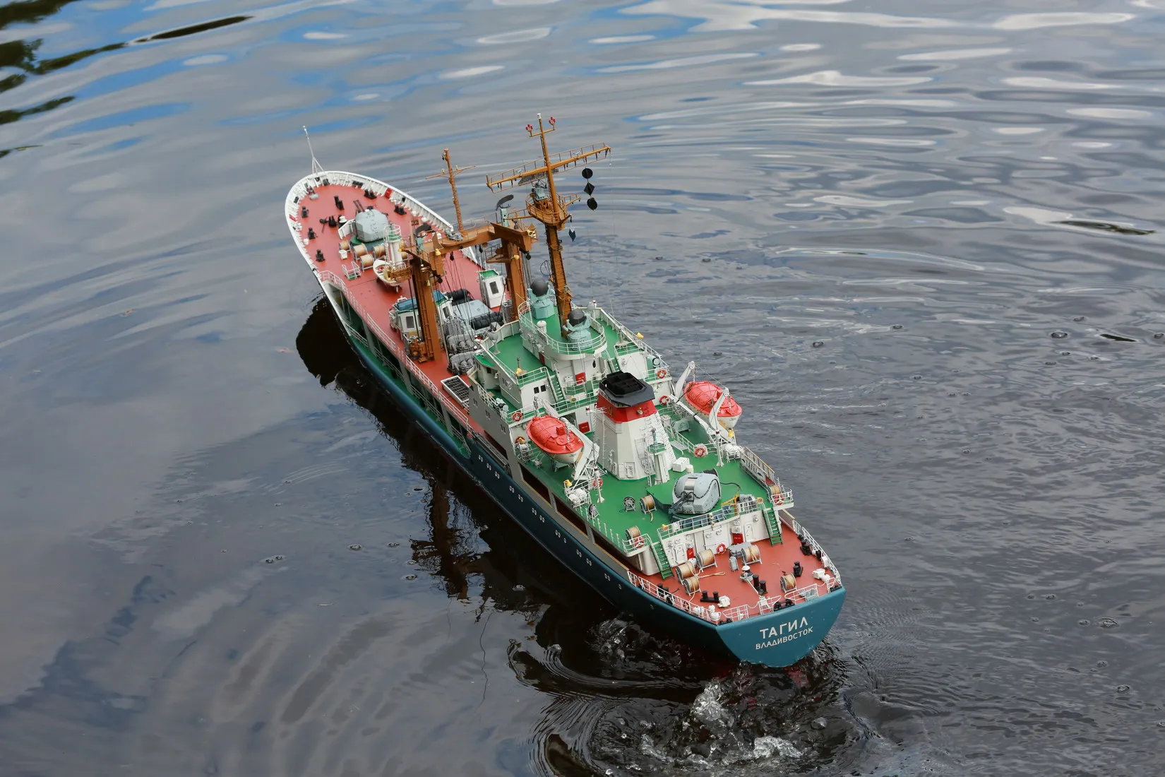 Модель корабля Морской водоналивной транспорт «Тагил» - Верфь на Столе