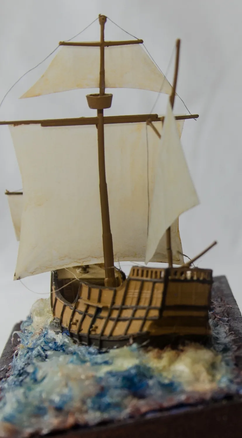 Модель корабля Каракка  "Санта-Мария" - Верфь на Столе