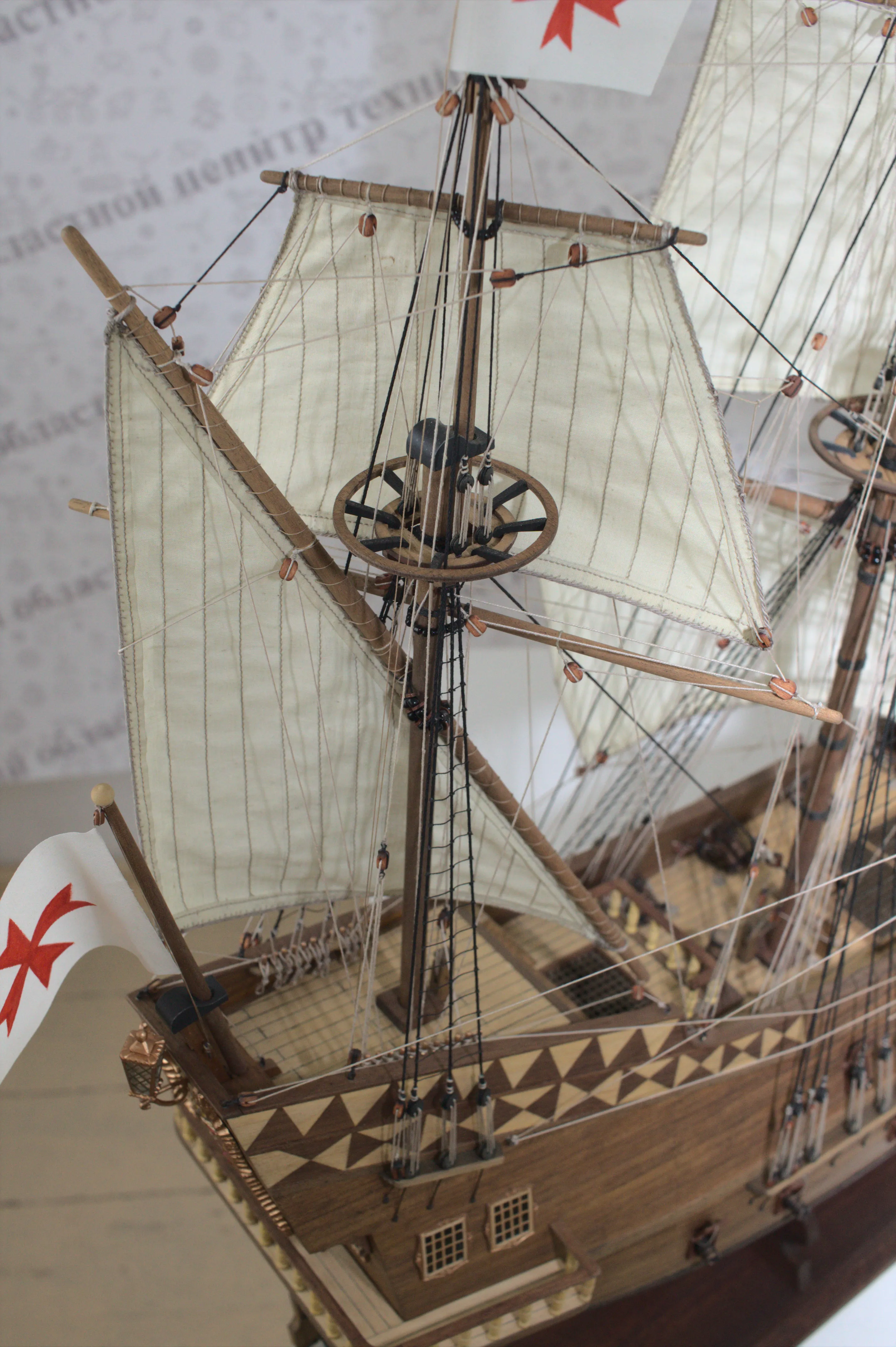 Модель корабля Галеон “Сан Джованни Батиста” конец XVI – начало XVII века. - Верфь на Столе