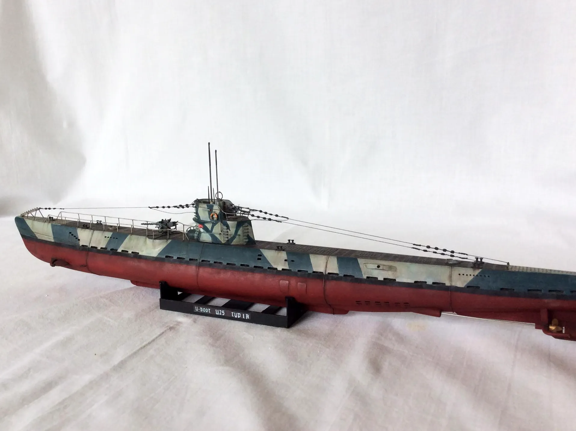 Модель корабля Океанская подводная лодка типа I U-25 - Верфь на Столе