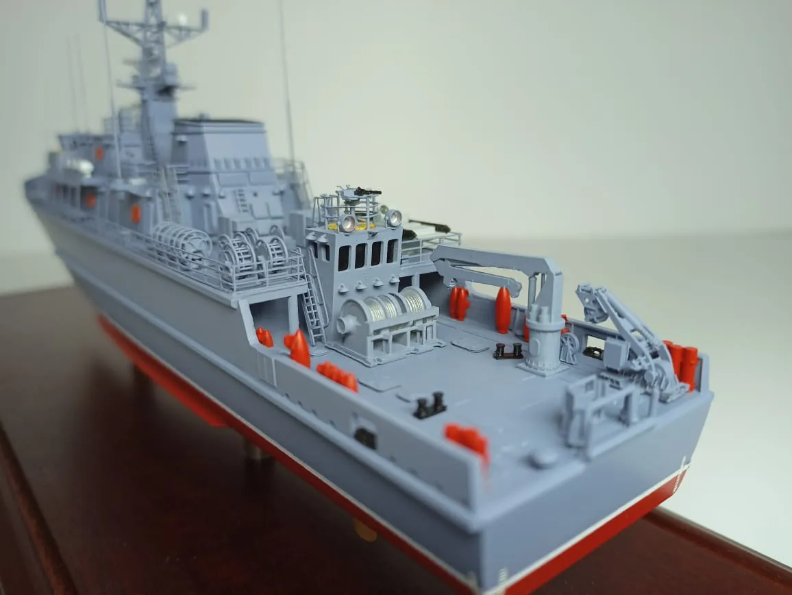 Модель корабля Противоминный корабль базовой зоны Проект 12701 - Верфь на Столе