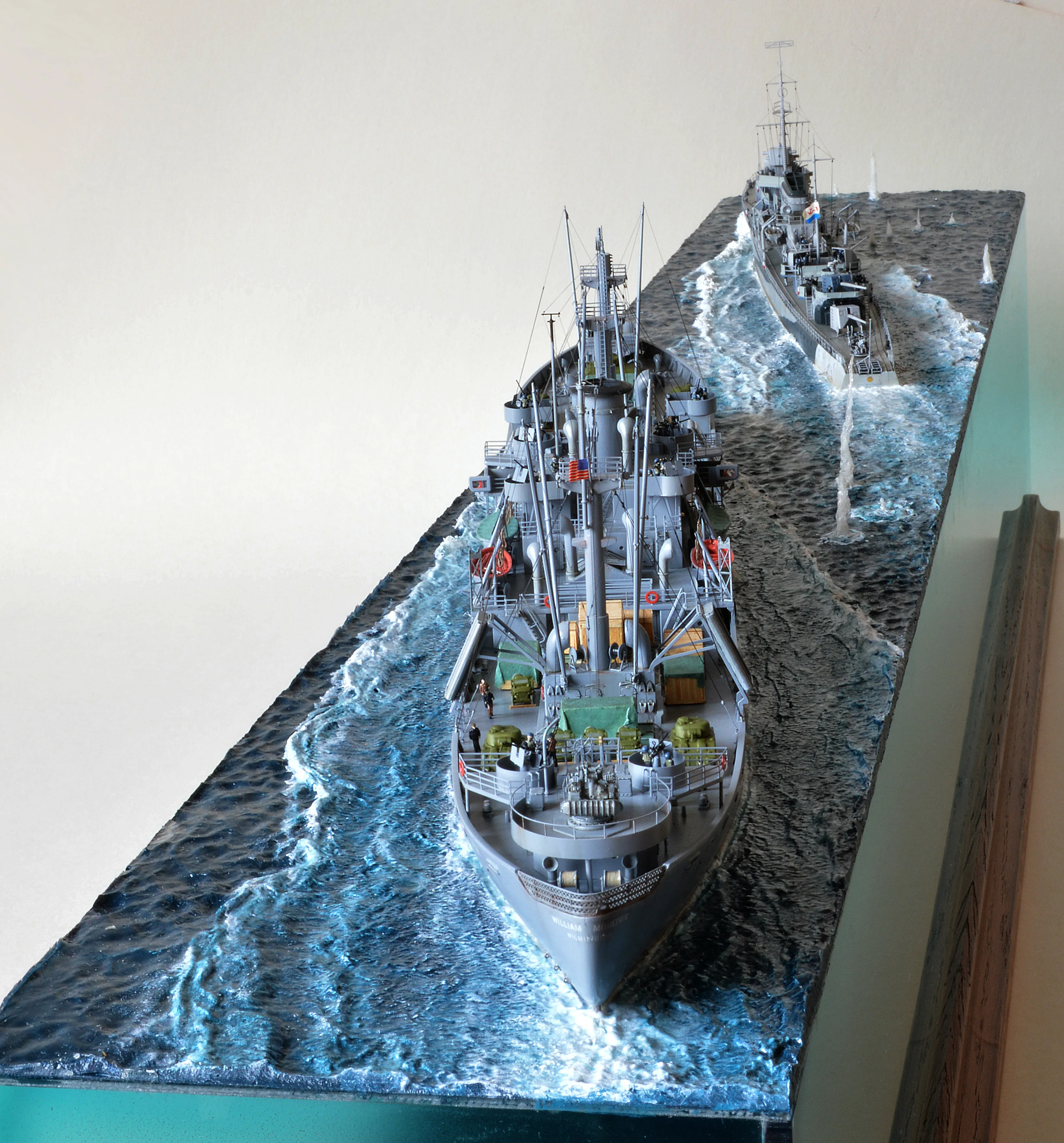 Модель корабля Диорама "Североморцы" - Верфь на Столе