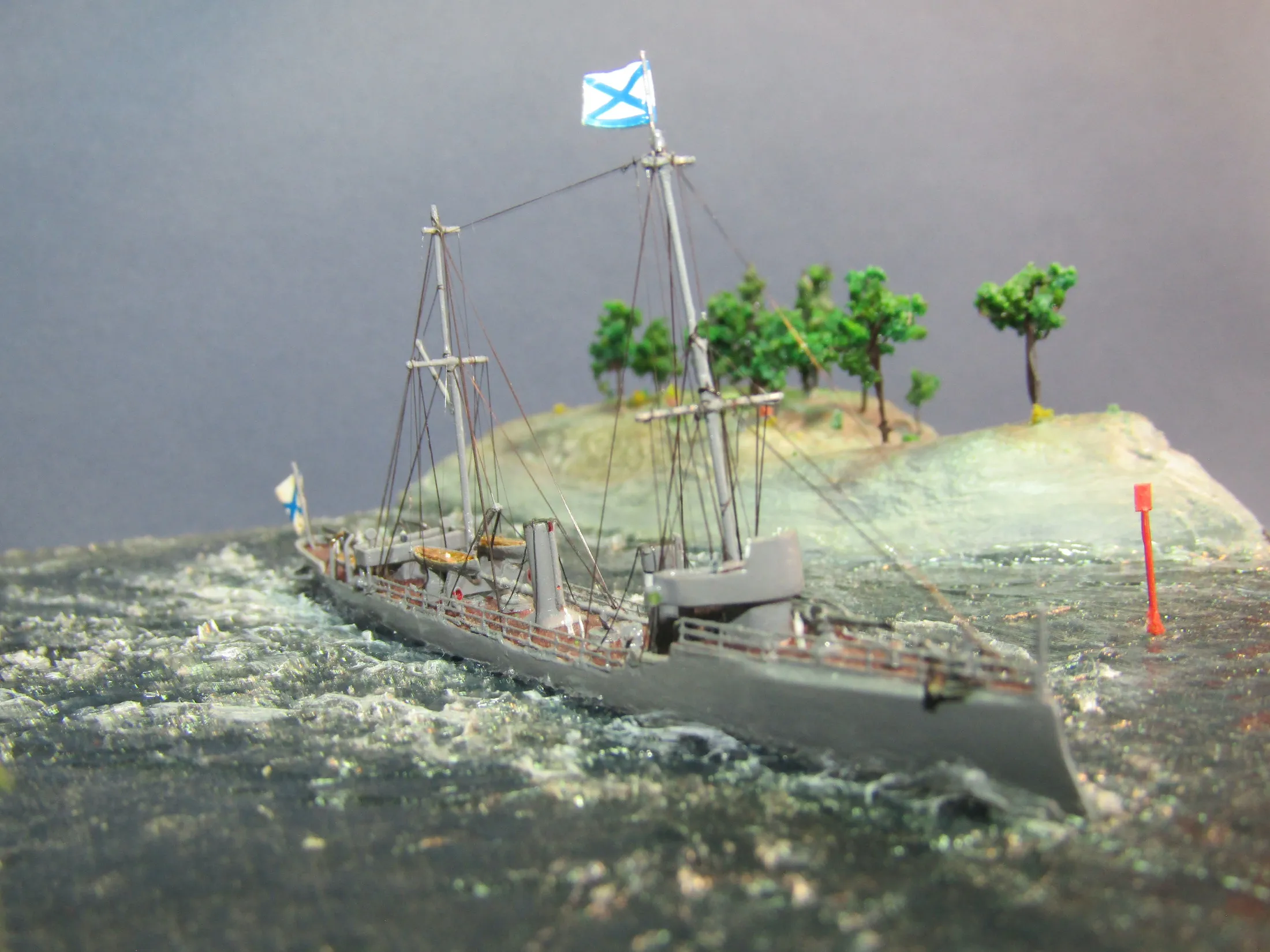 Модель корабля Эскадренный миноносец «Сибирский стрелок» 1906 г. - Верфь на Столе