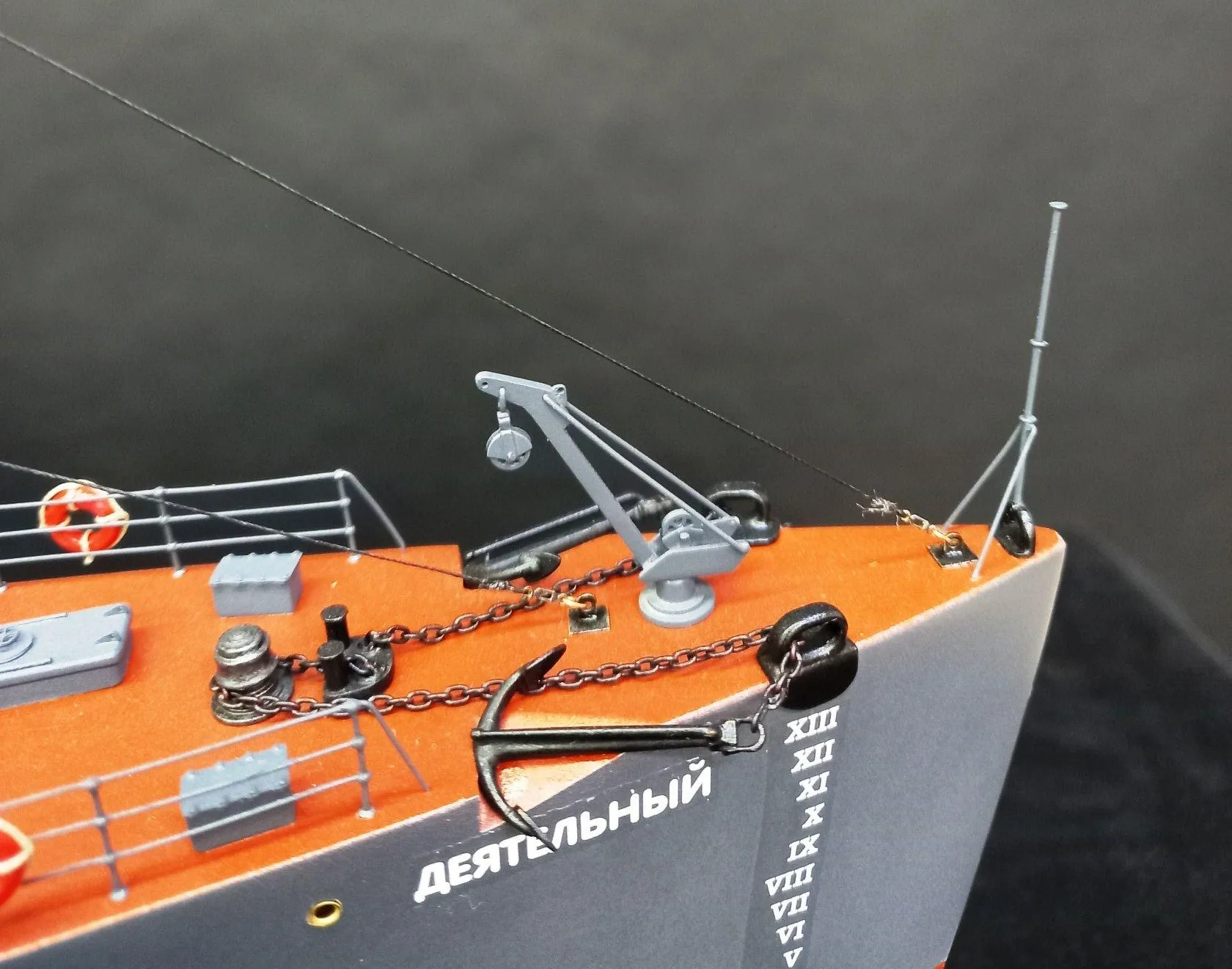 Модель корабля Деятельный - Верфь на Столе