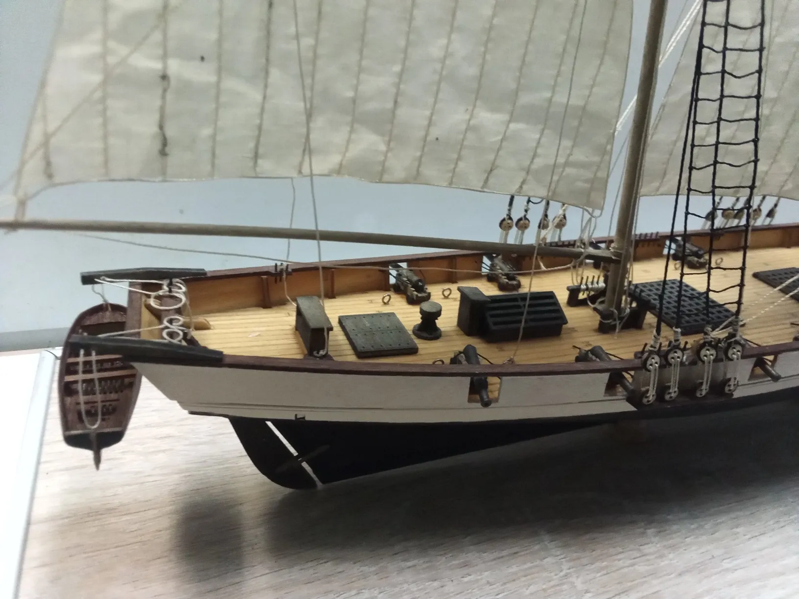 Модель корабля "Харви" - Верфь на Столе