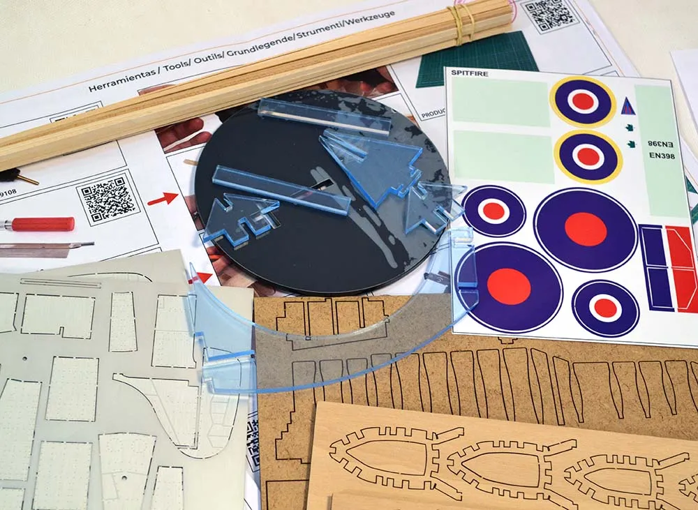 модель самолета своими руками Spitfire MK-IXC EN398