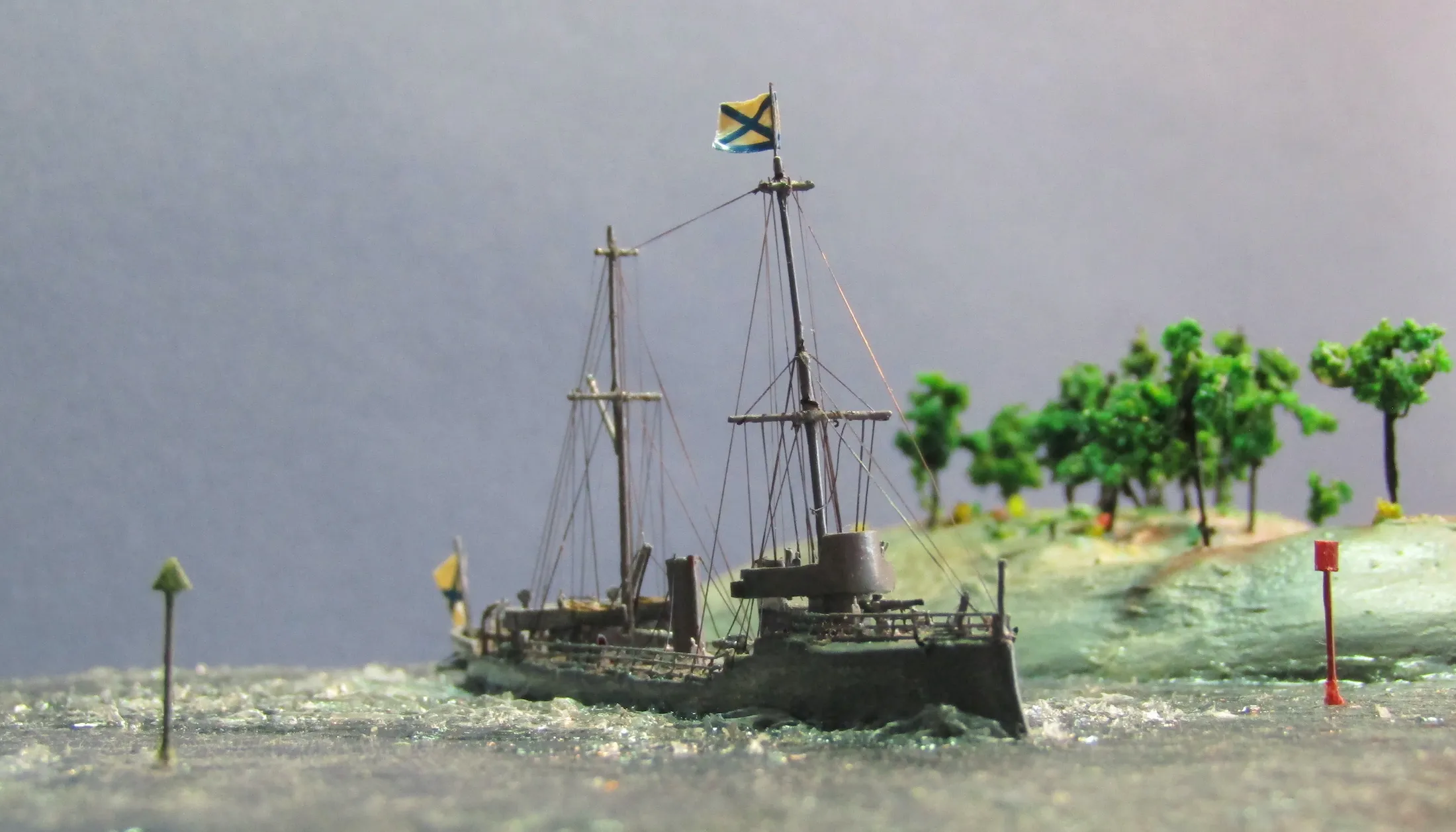 Модель корабля Эскадренный миноносец «Сибирский стрелок» 1906 г. - Верфь на Столе