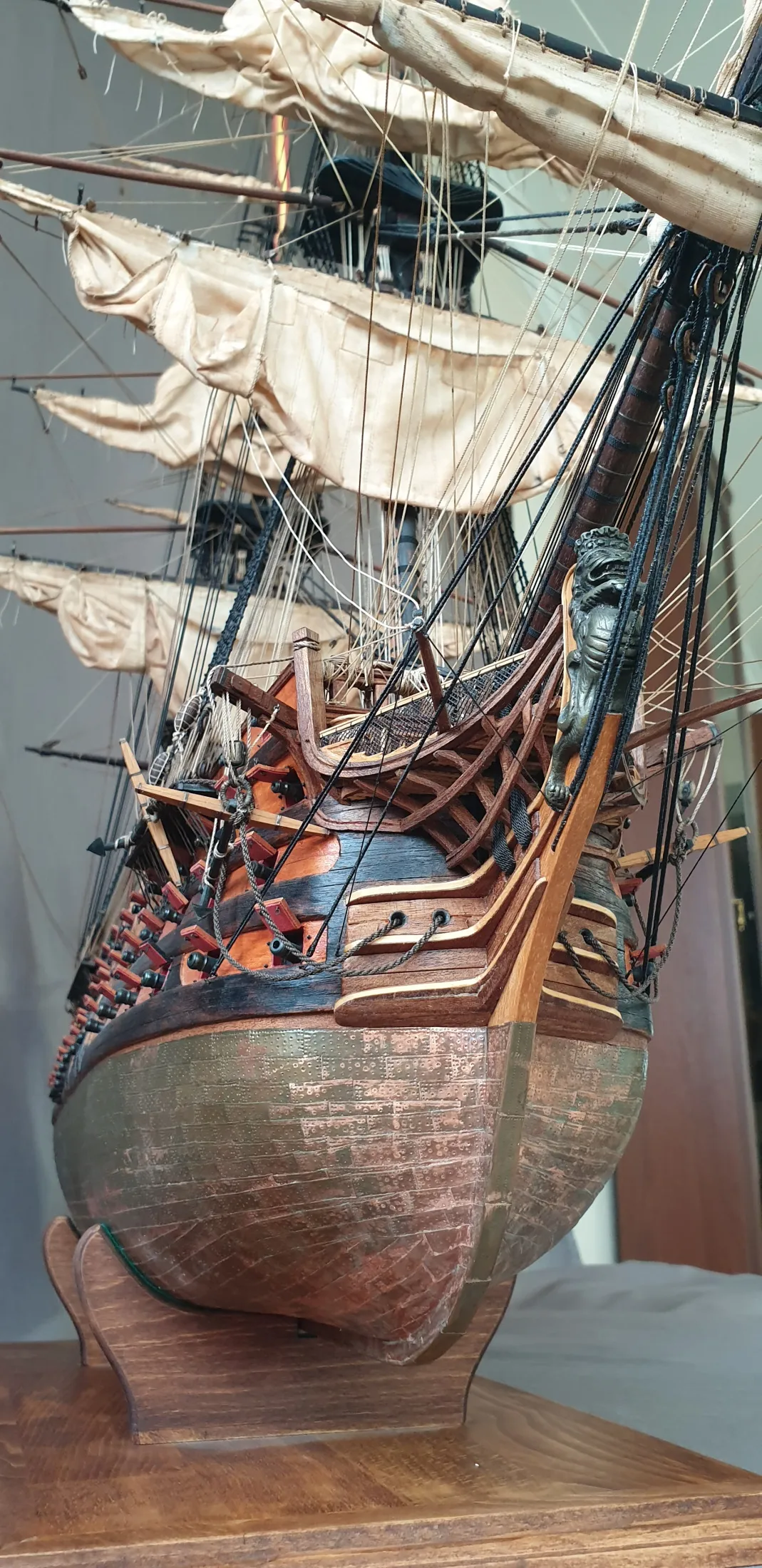 Модель корабля Santisima Trinidad (Испания), 1975 г. - Верфь на Столе