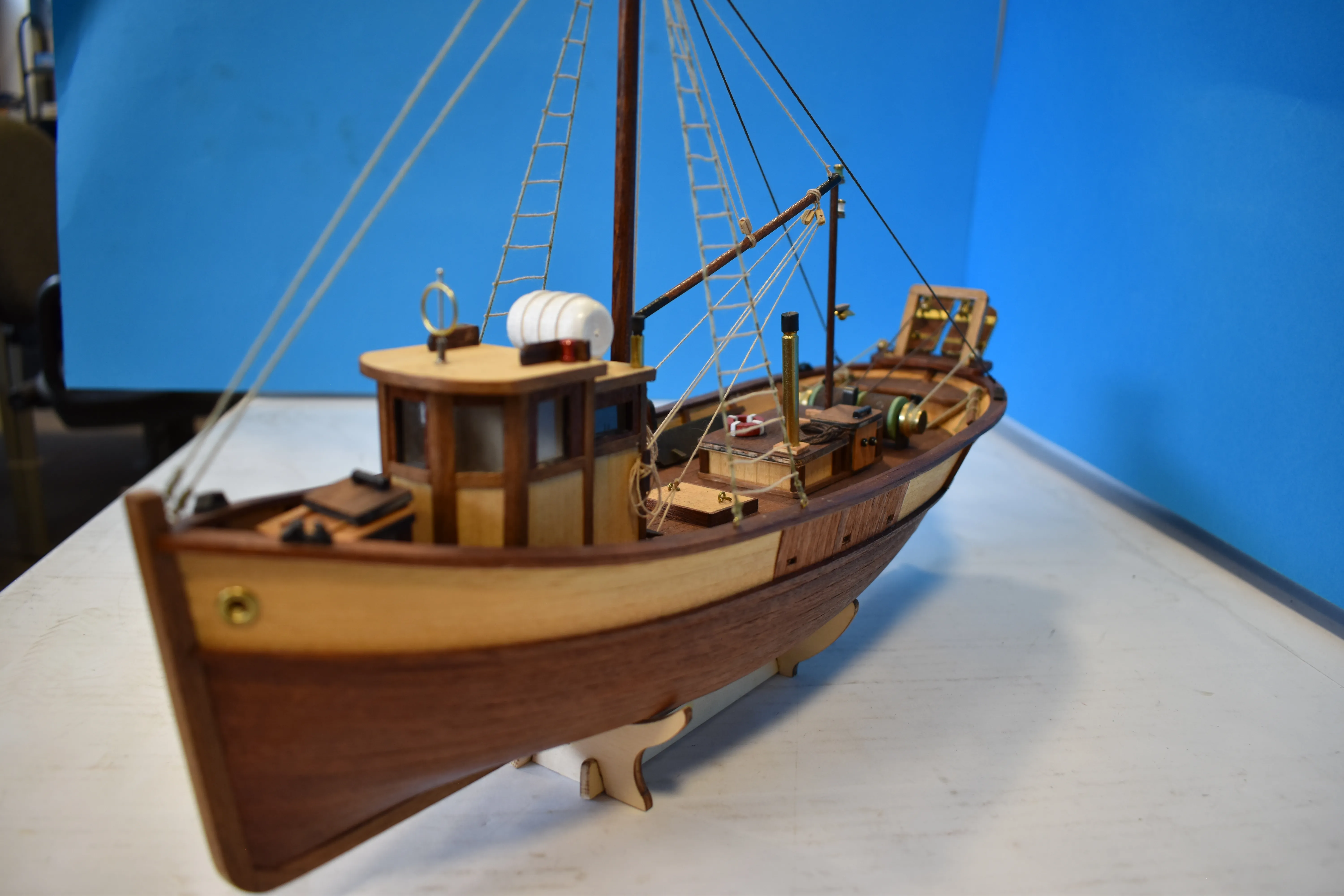 Модель корабля Рыбацкая лодка "Mare Nostrun" - Верфь на Столе