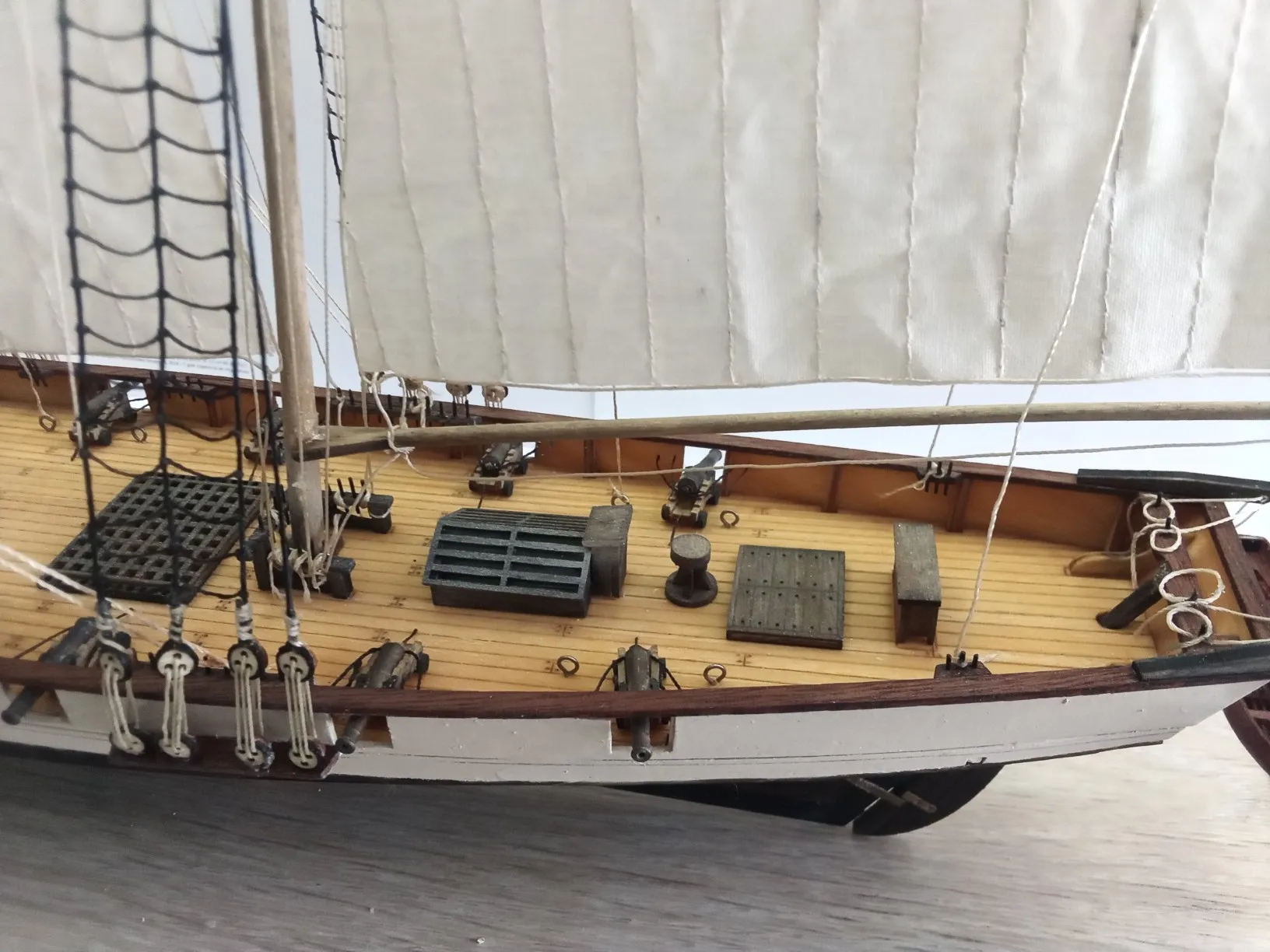 Модель корабля "Харви" - Верфь на Столе