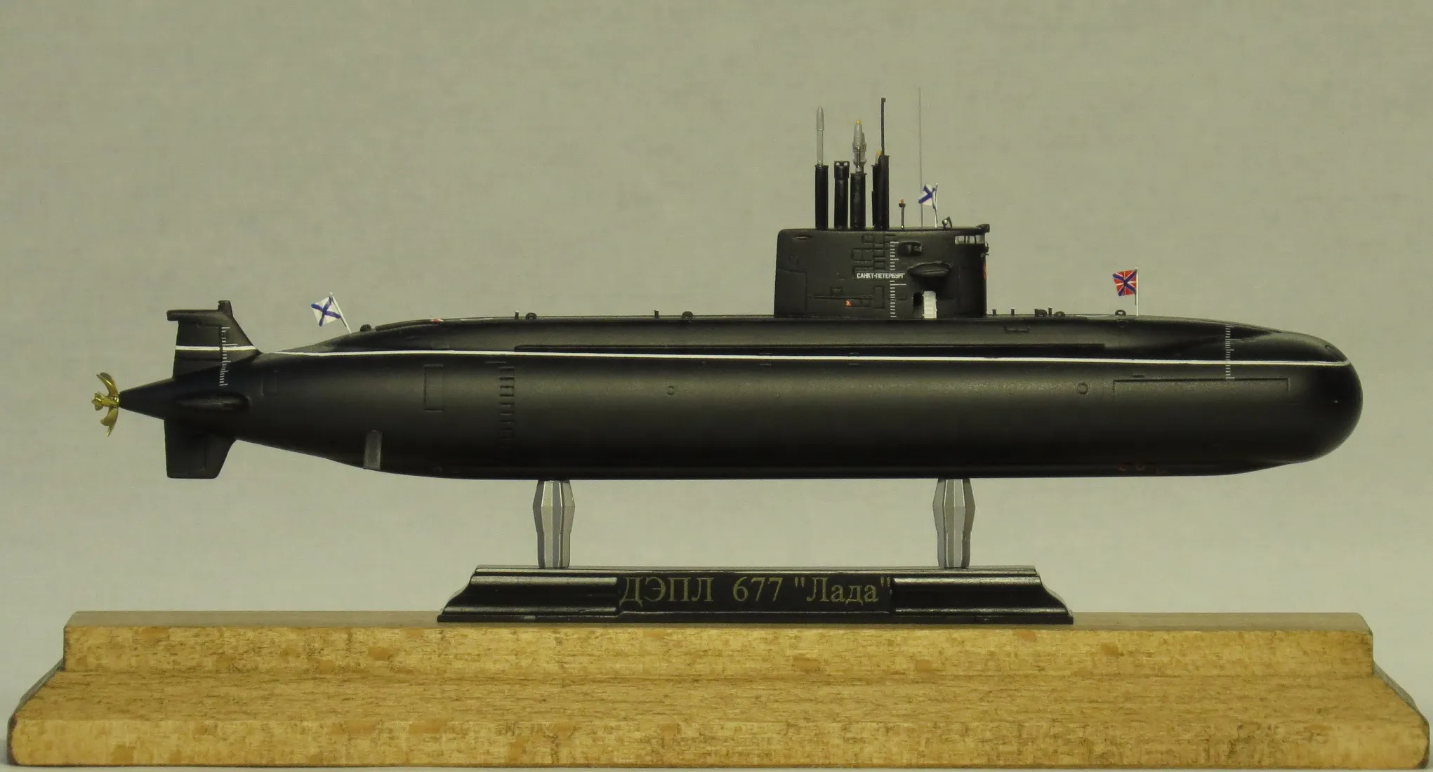Модель корабля подводной лодки «Санкт Петербург» (Проект 677 «Лада»)  - Верфь на Столе