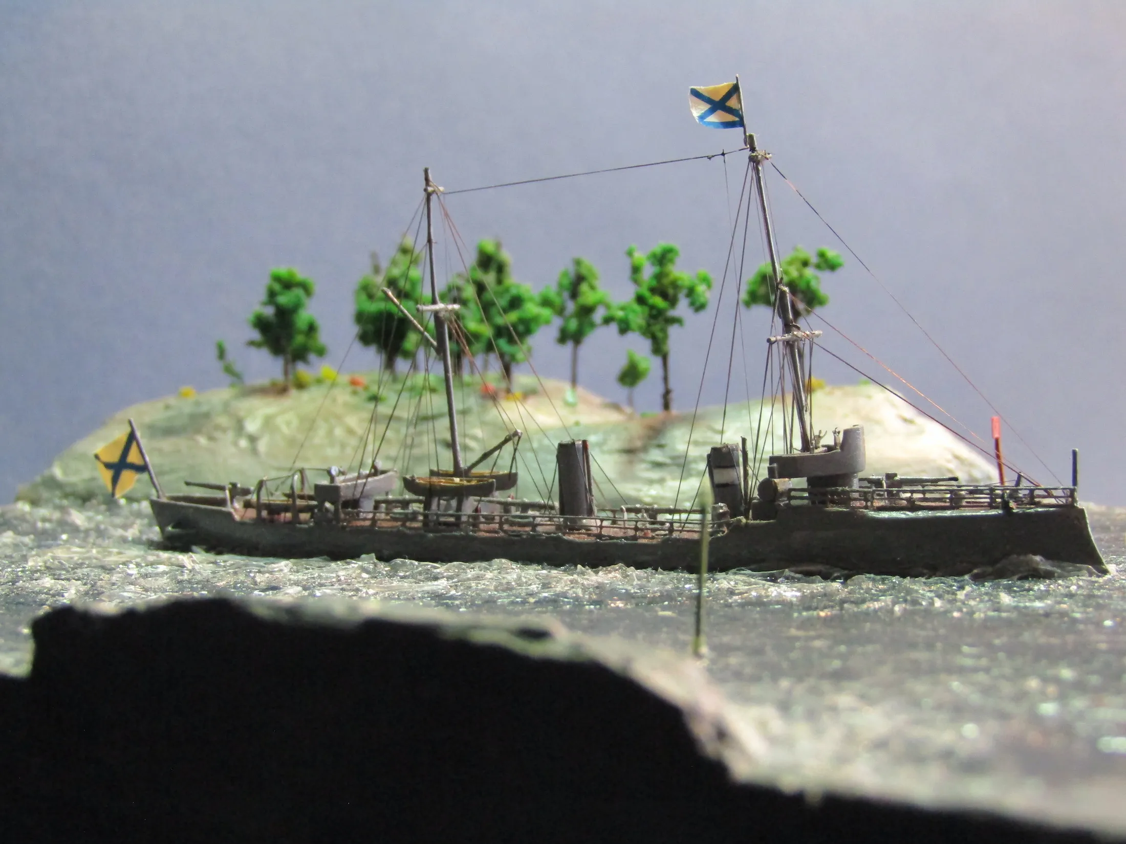 Модель корабля Эскадренный миноносец «Сибирский стрелок» 1906 г. - Верфь на Столе